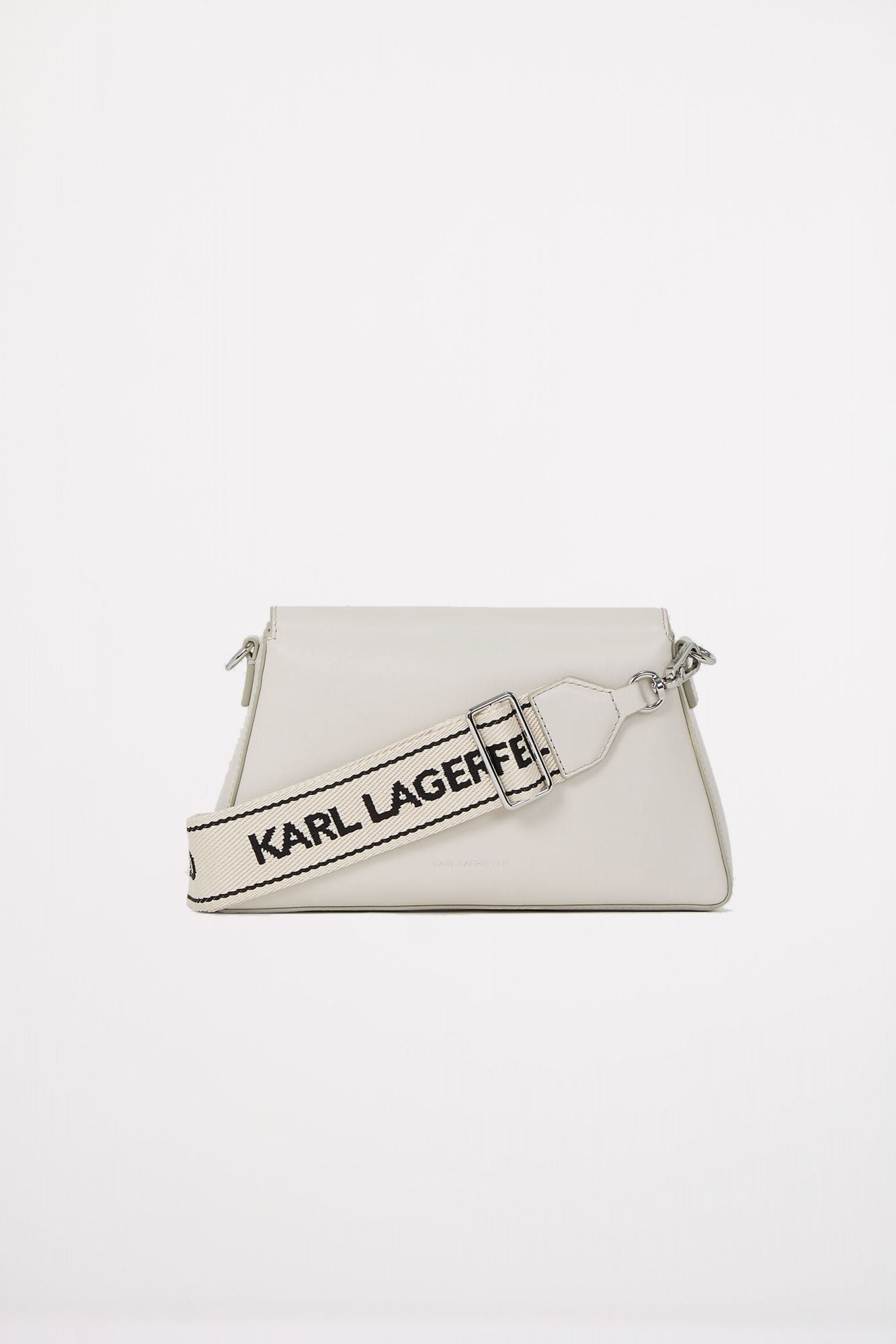 KARL LAGERFELD IKON K SOFT WEBBING CROSSB en color BLANCO (2)