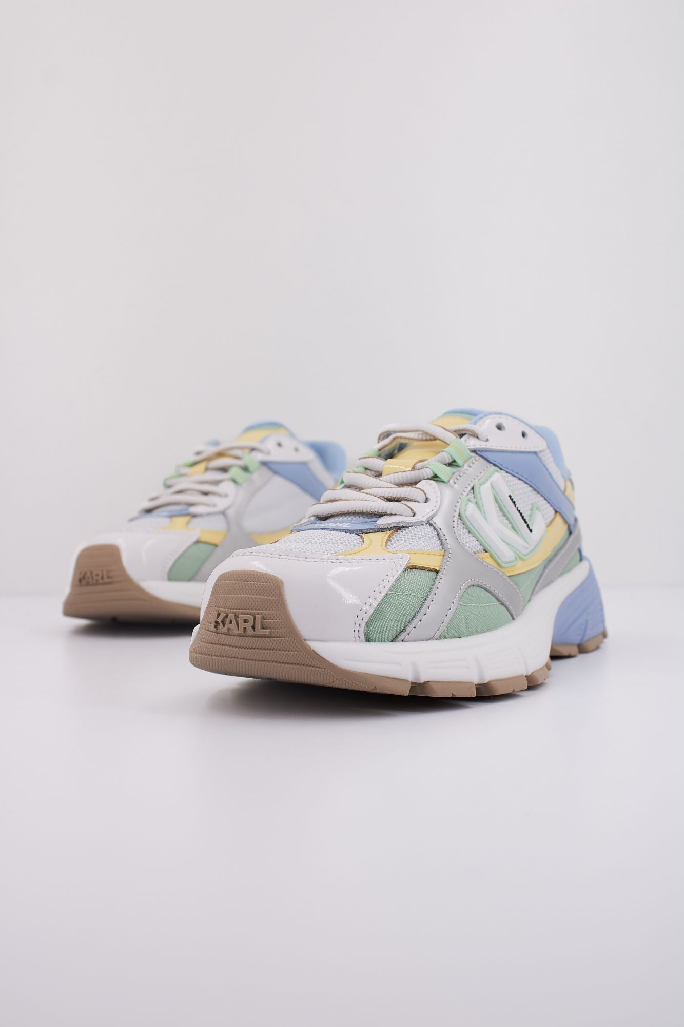 KARL LAGERFELD ORION SIDETRIM MIX LO en color AZUL (2)