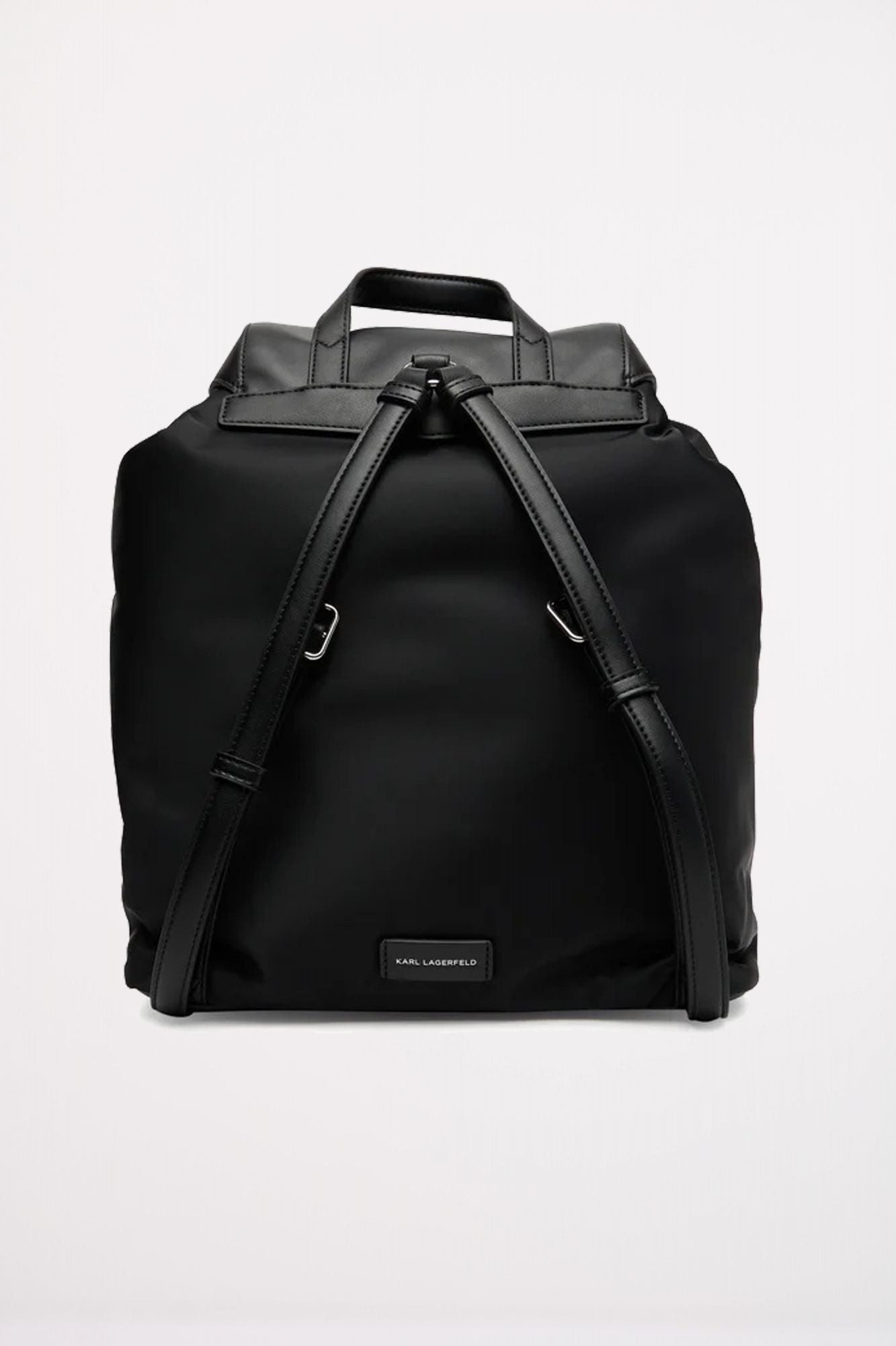 KARL LAGERFELD SIGNATURE NYLON MD BACKP en color NEGRO (2)