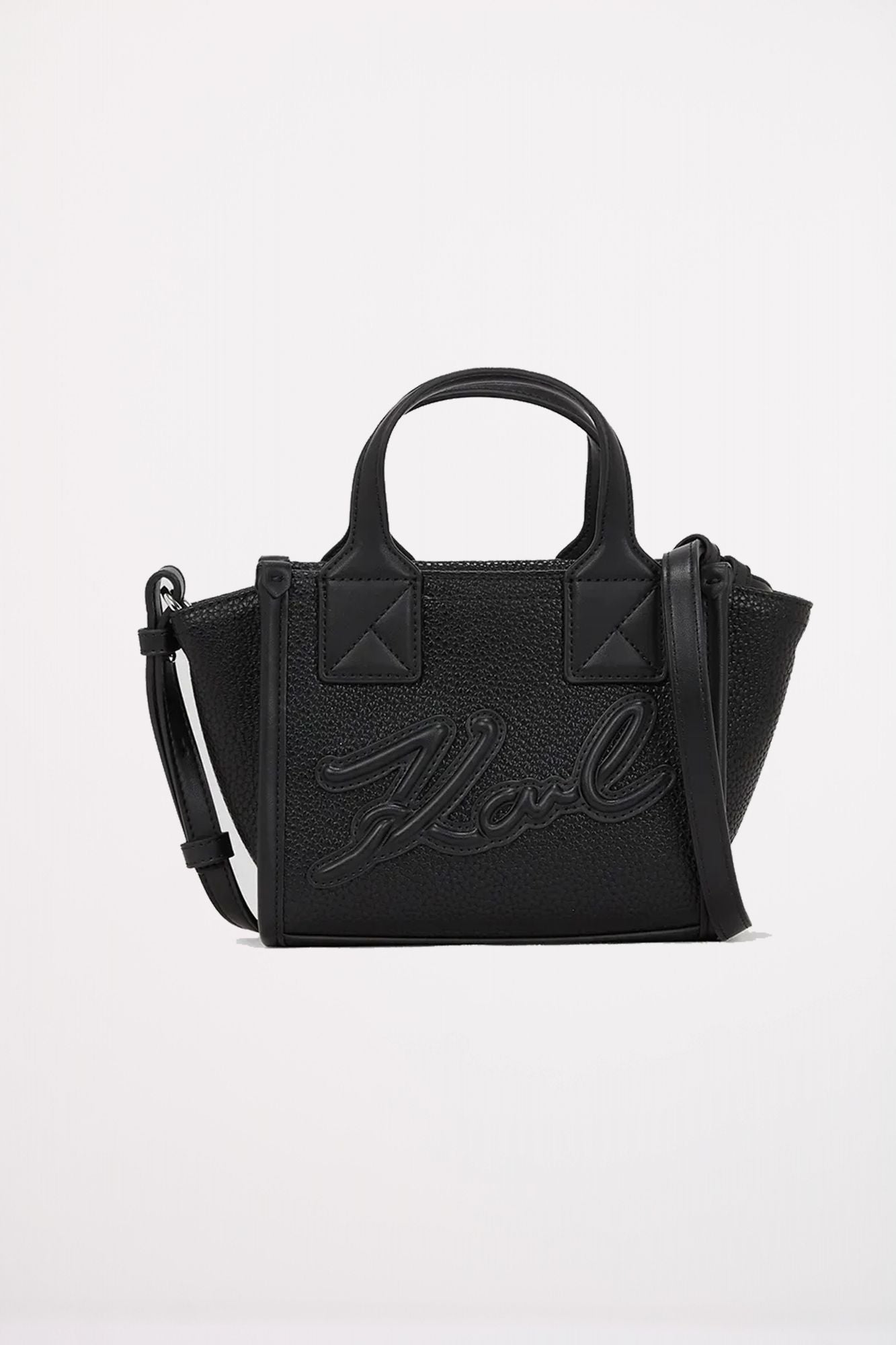 KARL LAGERFELD  K SKUARE SM TOTE GRAINY  en color NEGRO (1)