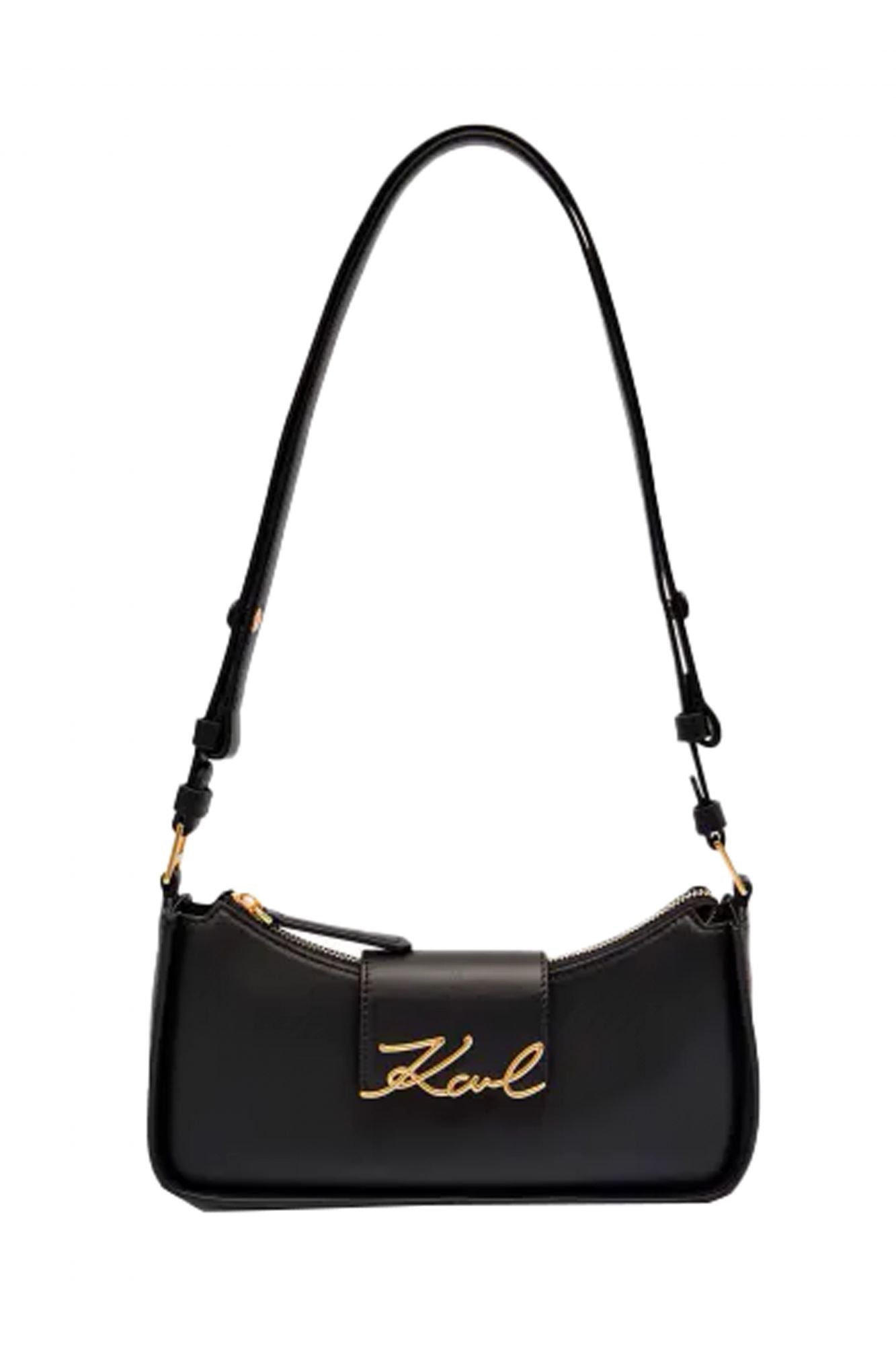 KARL LAGERFELD K SIGNATURE SM ZIP SB en color NEGRO (1)