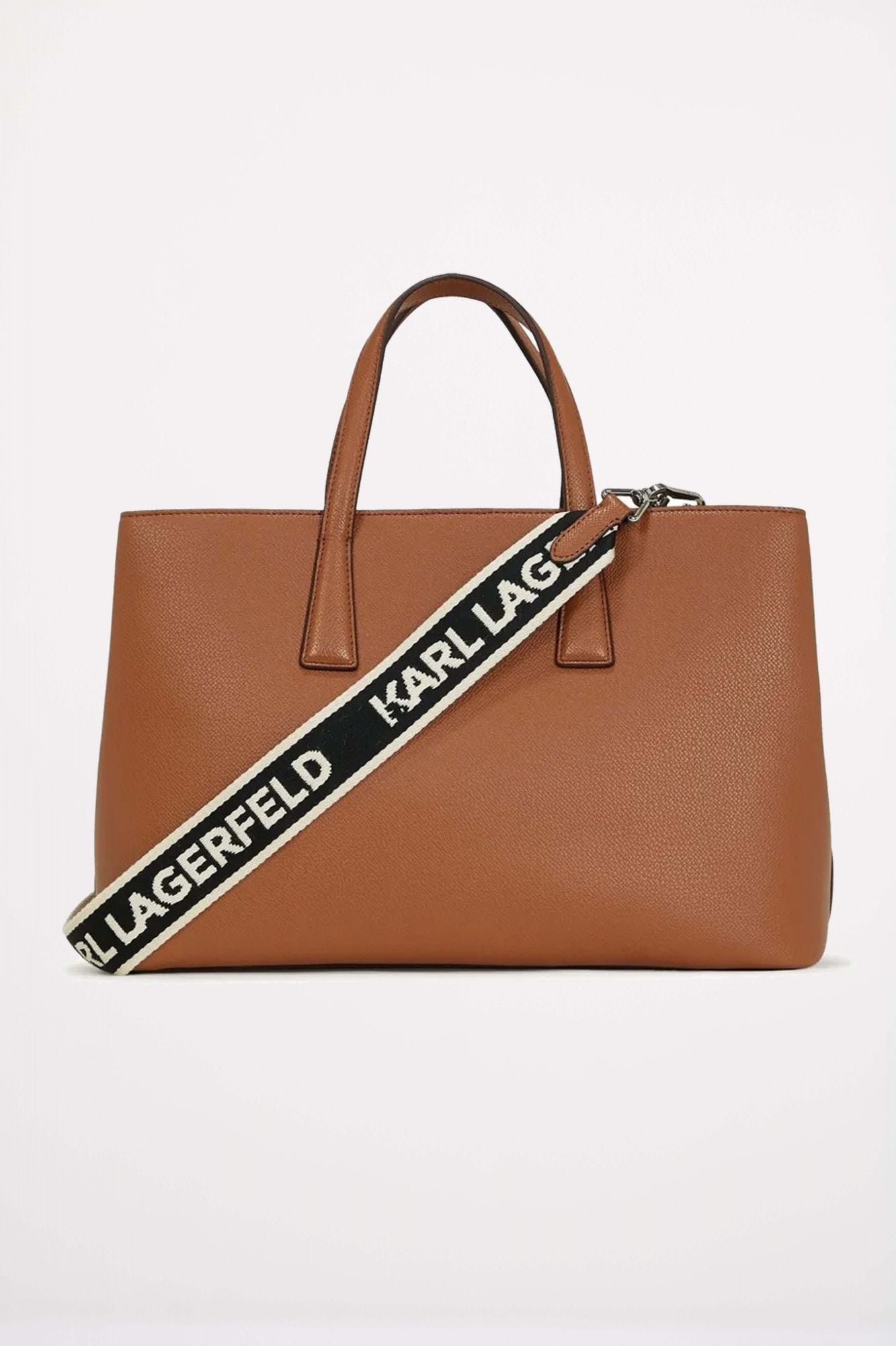 KARL LAGERFELD K RSG METAL SATCHEL en color MARRON (2)
