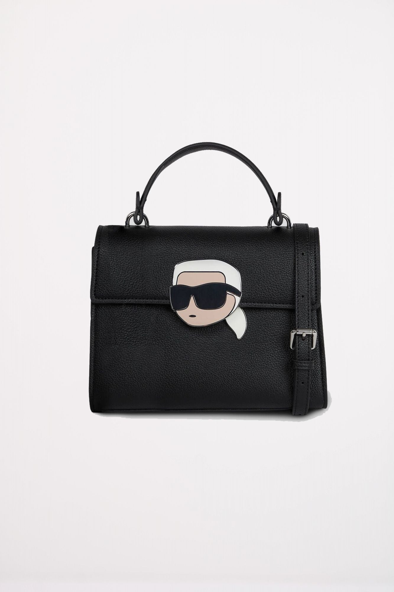 KARL LAGERFELD IKON GRAINY NS CROSSBODY en color NEGRO (1)