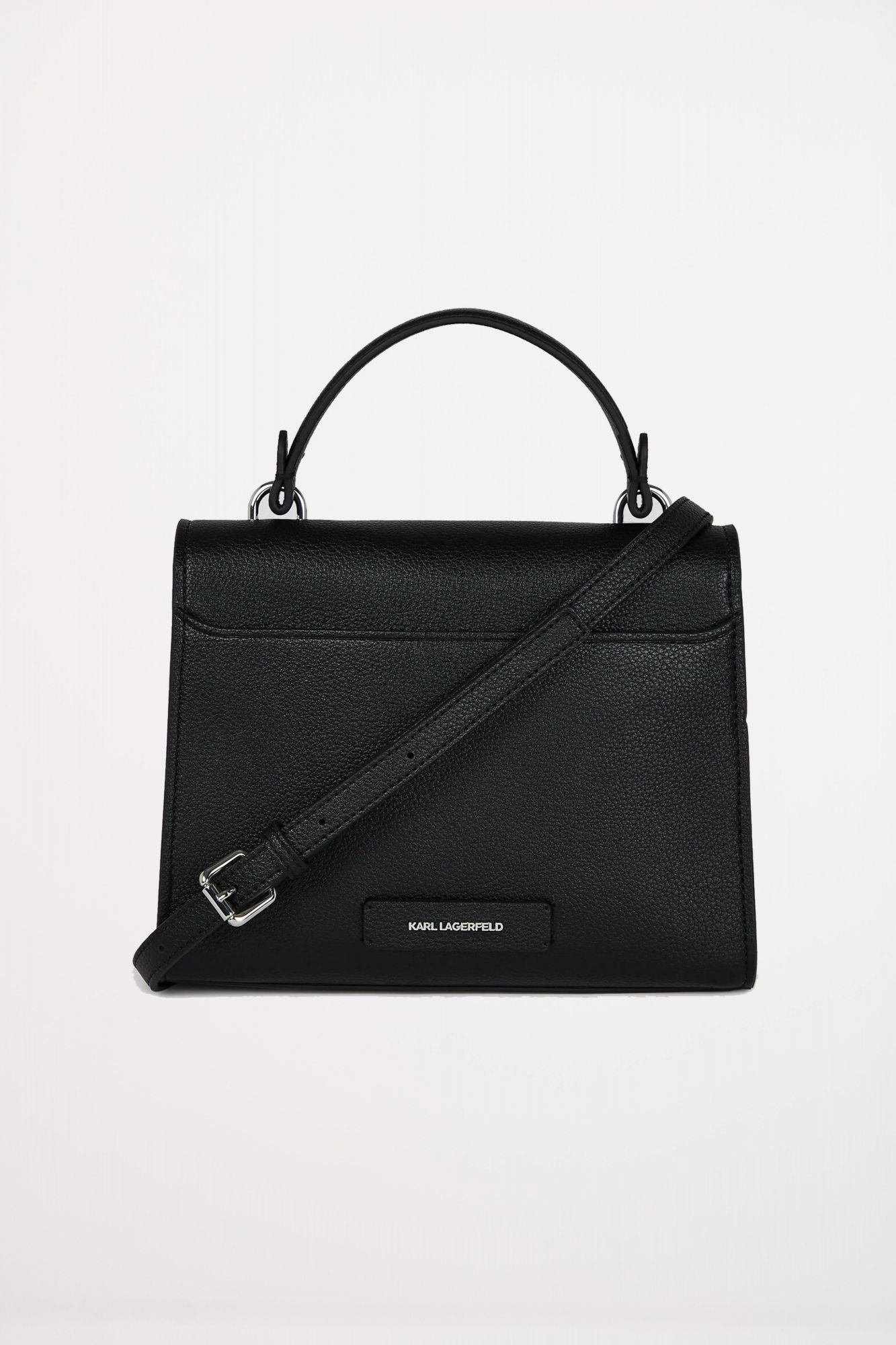 KARL LAGERFELD IKON GRAINY NS CROSSBODY en color NEGRO (2)