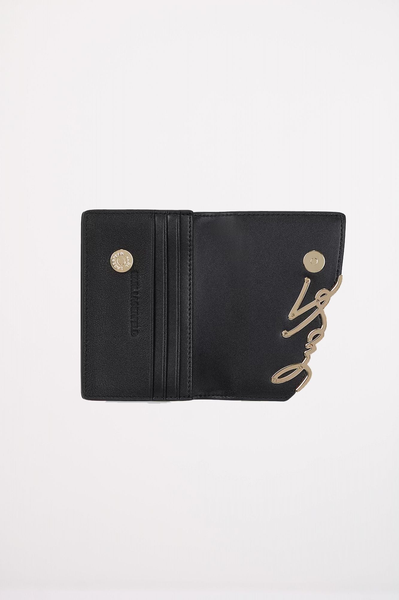 KARL LAGERFELD K SIGNATURE SM WALLET en color NEGRO (3)