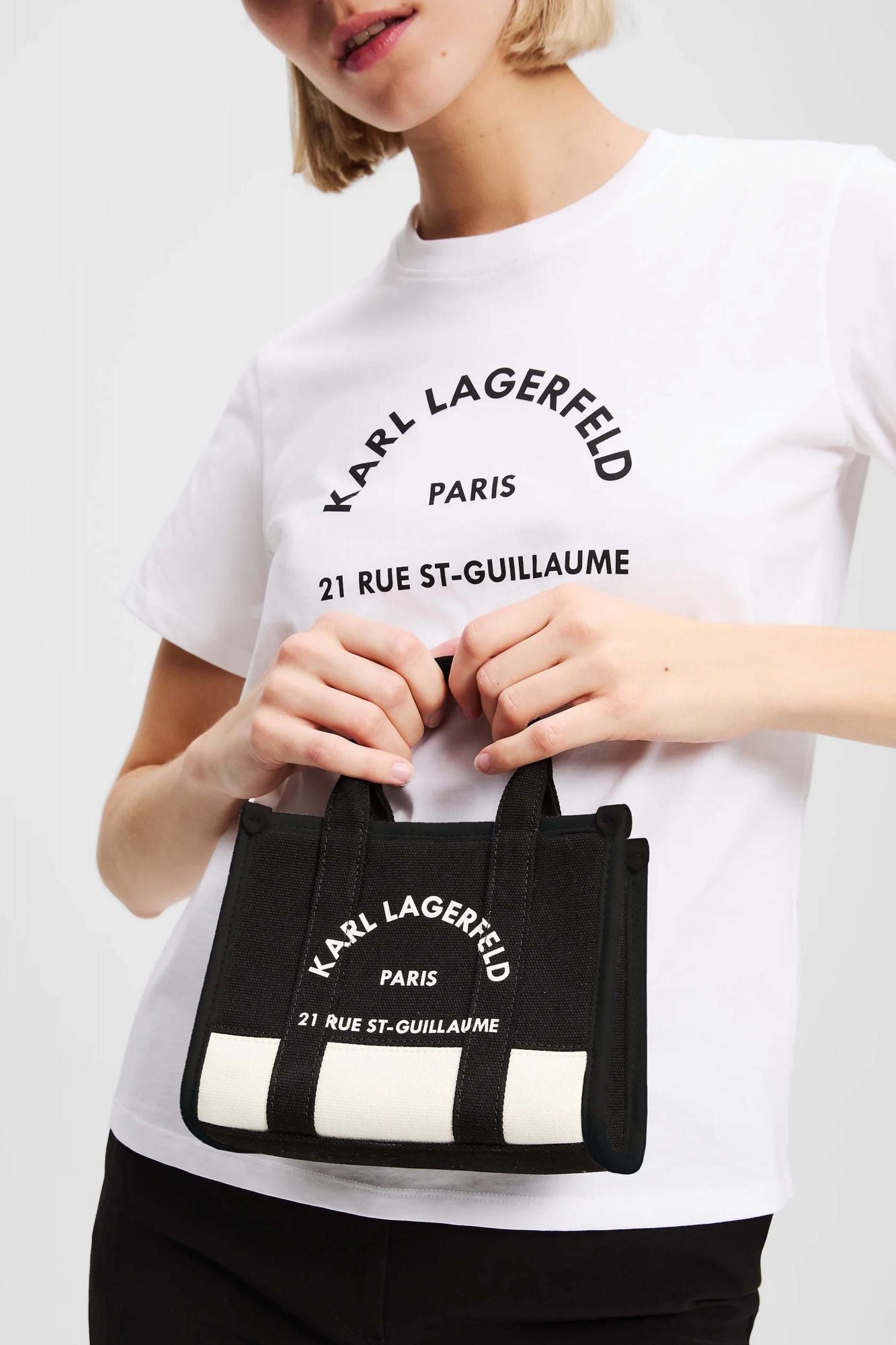 KARL LAGERFELD K RSG SQUARE MN TOTE COL B en color NEGRO (4)