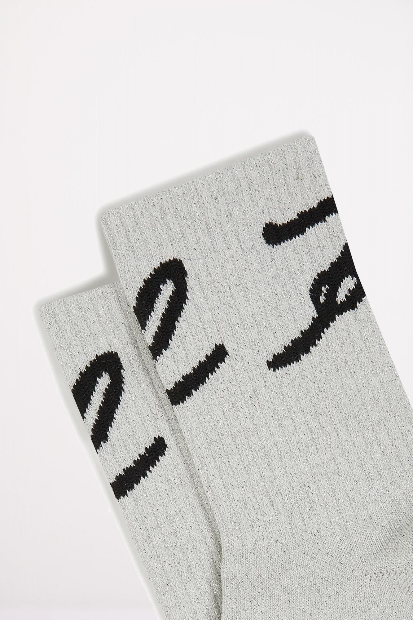 KARL LAGERFELD SIGNATURE LUREX SOCKS 2P en color MULTICOLOR (2)