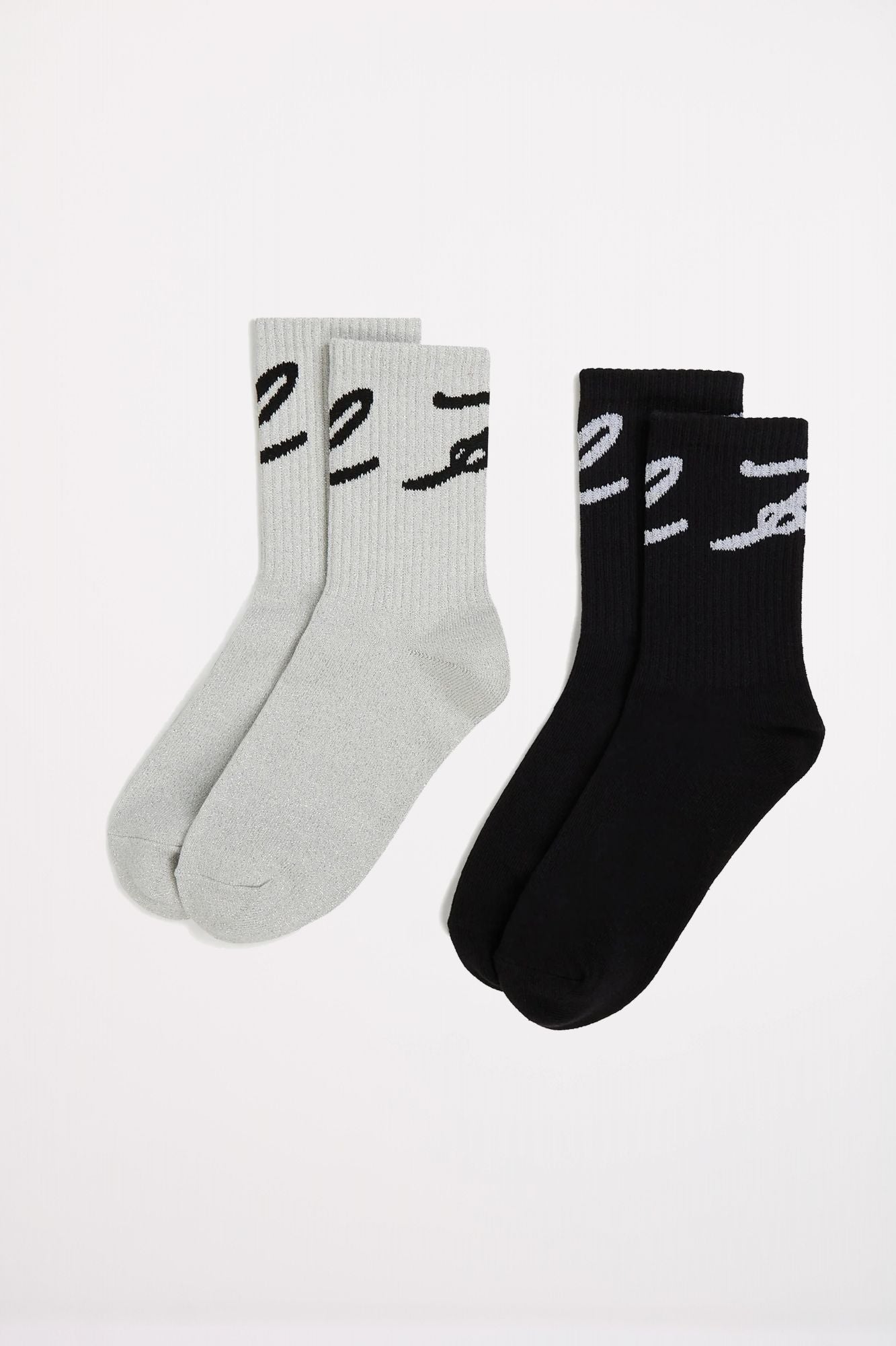 KARL LAGERFELD SIGNATURE LUREX SOCKS 2P en color MULTICOLOR (3)