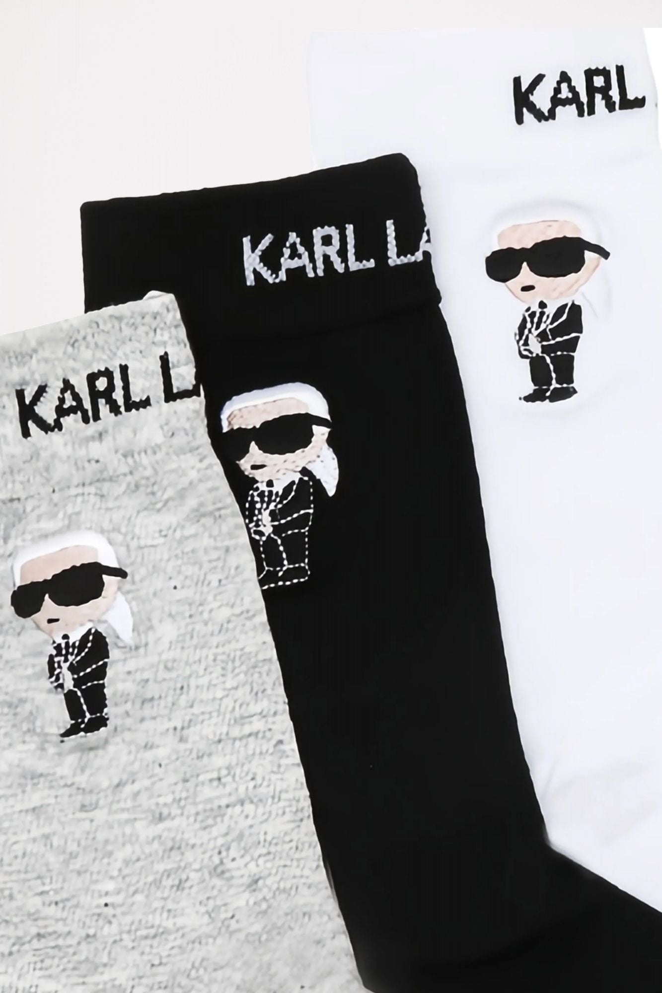 KARL LAGERFELD IKON SOCK 3PK en color MULTICOLOR (2)