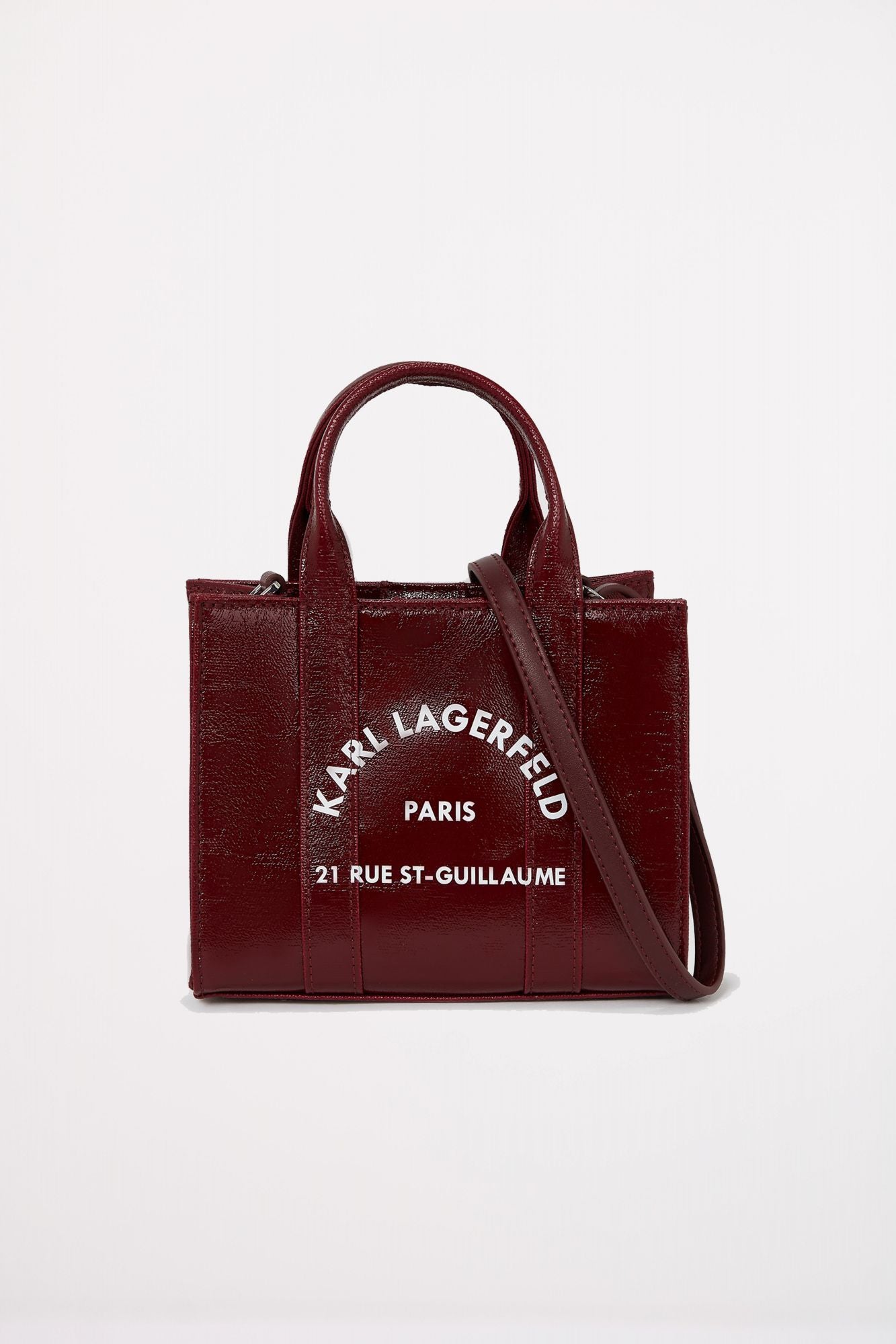 KARL LAGERFELD K RSG MINI SQUARE TOTE COA en color MARRON (1)