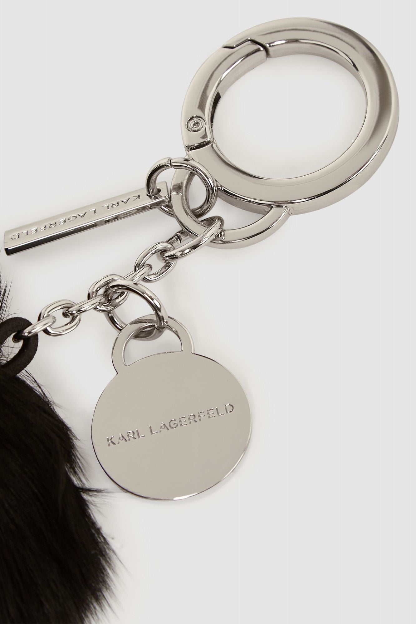 KARL LAGERFELD  K RSG CIRCLE FAUX FUR KEYC  en color NEGRO (4)