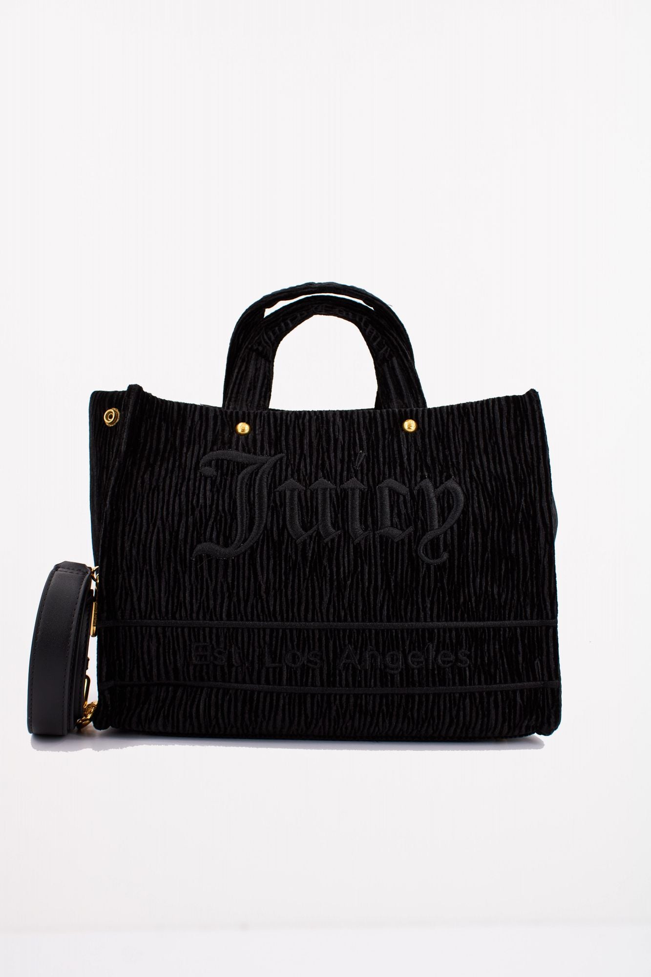 JUICY COUTURE IRIS CRINKLED VELVE en color NEGRO (1)