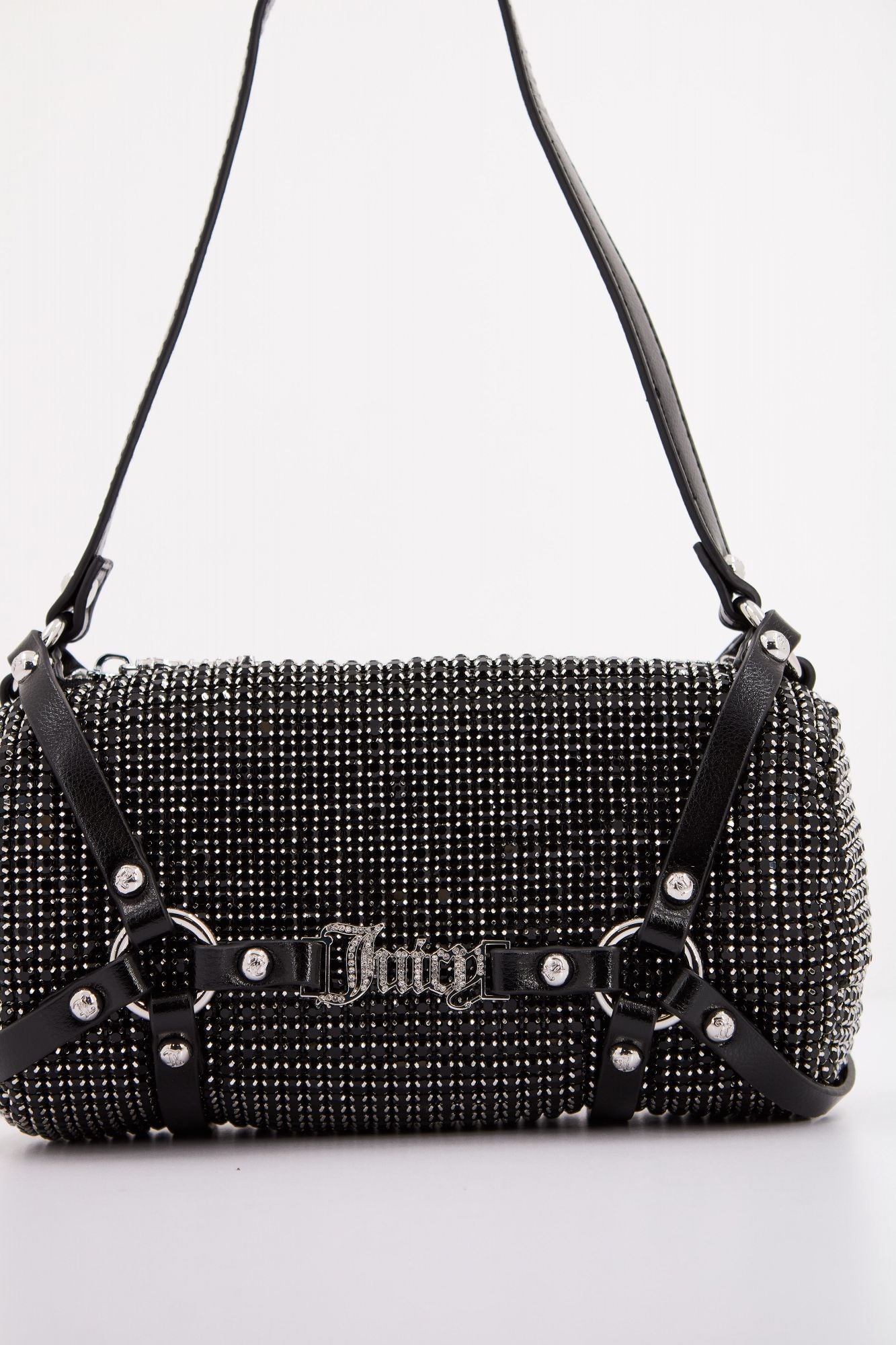 JUICY COUTURE MELANIE BARREL BAG en color NEGRO (4)