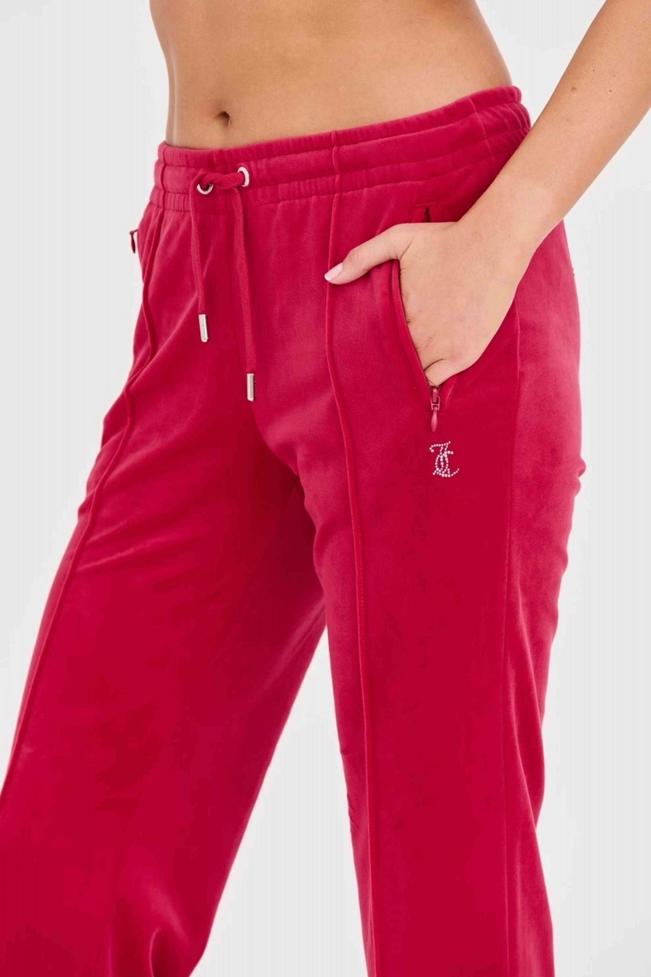 JUICY COUTURE TINA TRACKPANTS WIT en color ROSA (4)