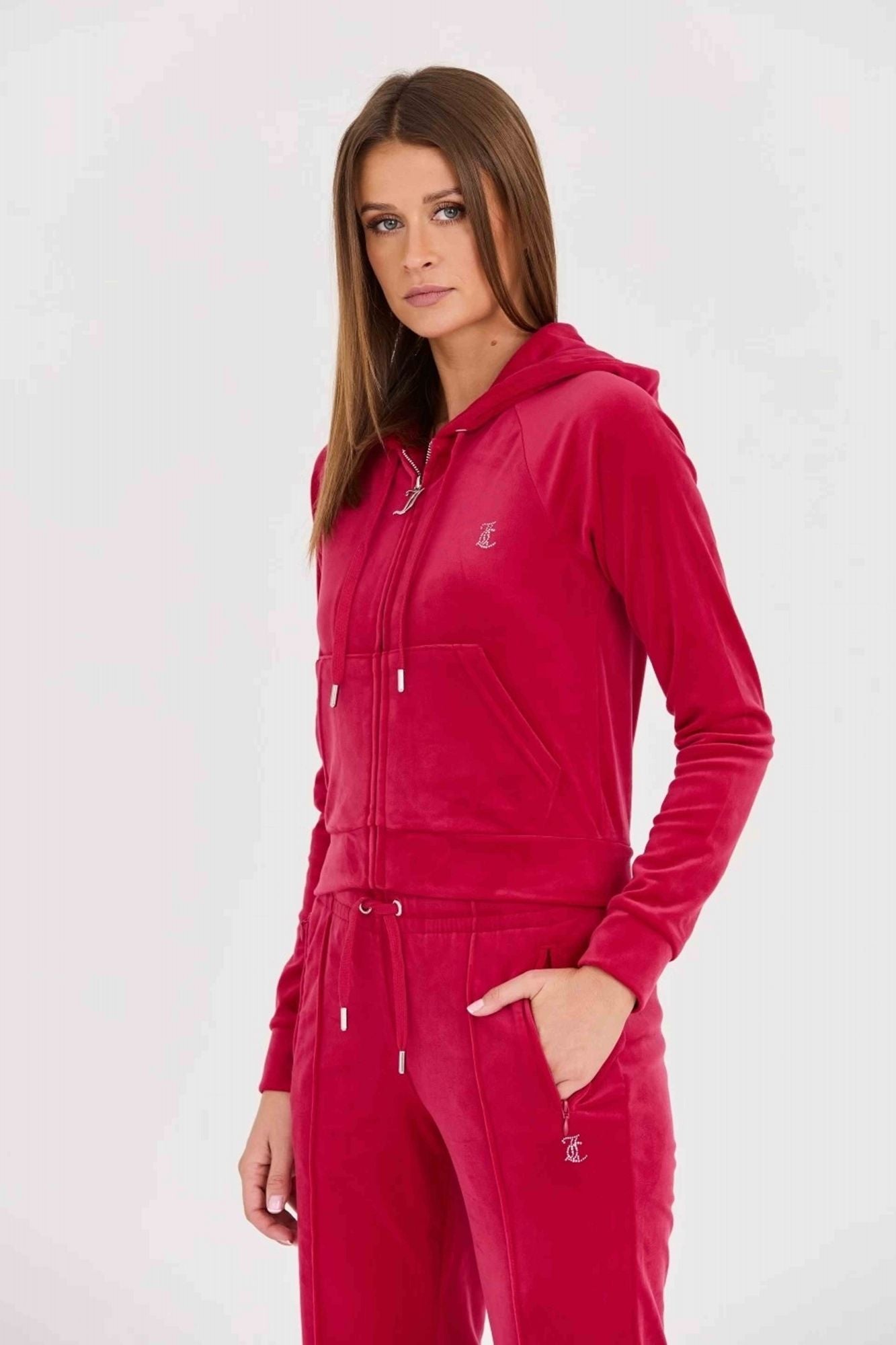 JUICY COUTURE MADISON HOODIES CLA en color ROSA (3)