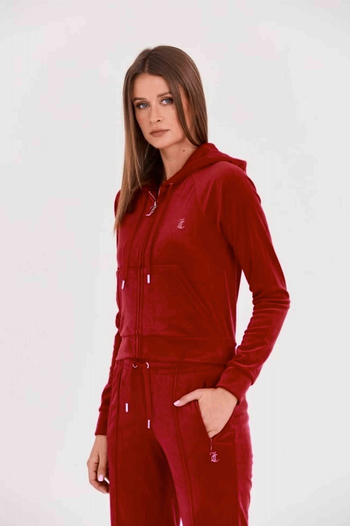 JUICY COUTURE  MADISON HOODIES CLA en color ROJO (3)