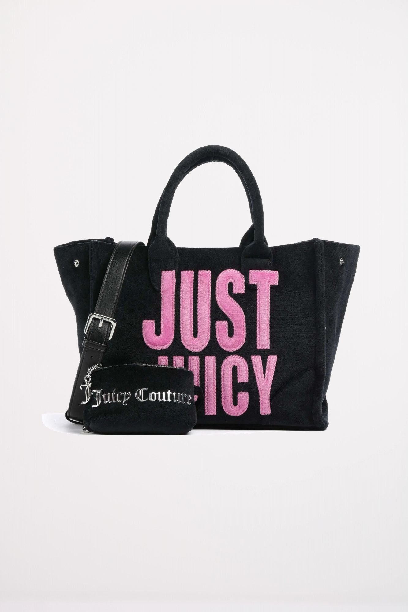 JUICY COUTURE IRIS PATCH VELVET M en color NEGRO (1)
