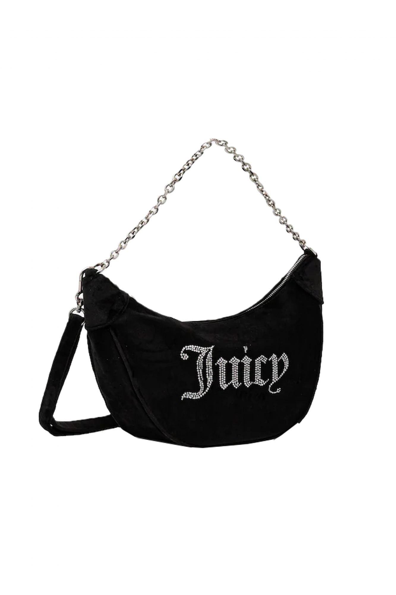 JUICY COUTURE KIMBERLY MEDIUM HOBO BAG en color NEGRO (1)