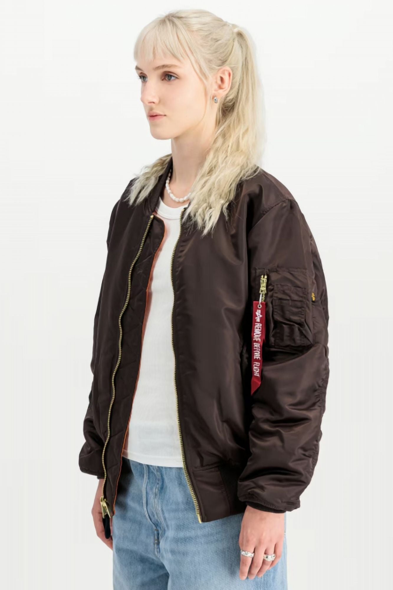 ALPHA INDUSTRIES MA-1 (HERITAGE) en color MARRON (3)