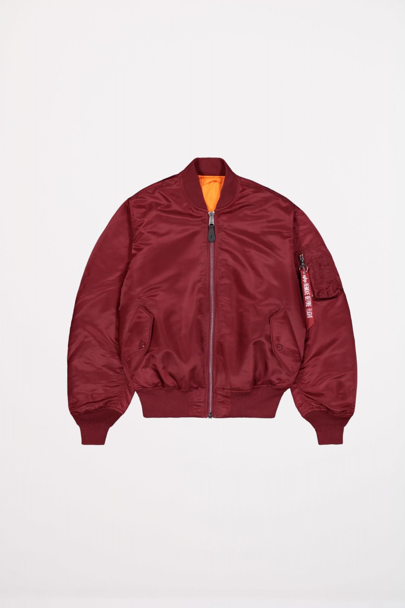 ALPHA INDUSTRIES MA-1 (HERITAGE) en color BURDEOS (2)