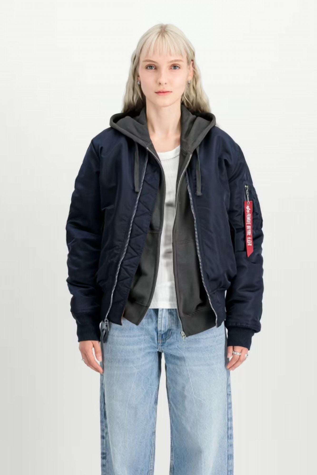 ALPHA INDUSTRIES MA-1 (HERITAGE) en color AZUL (1)