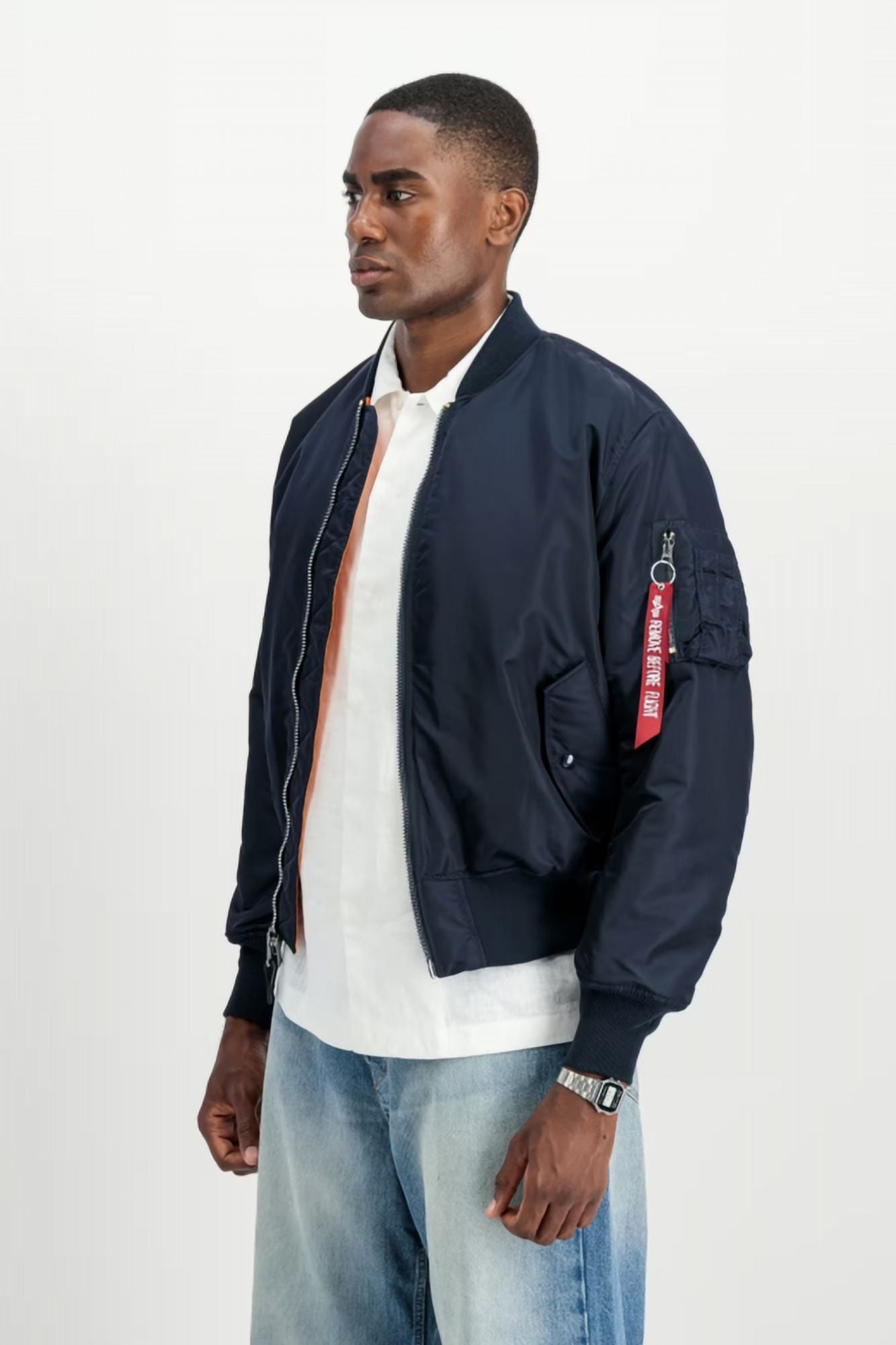 ALPHA INDUSTRIES MA-1 (HERITAGE) en color AZUL (4)