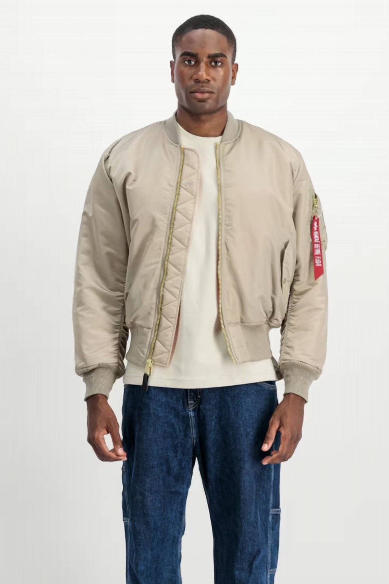 ALPHA INDUSTRIES MA-1 (HERITAGE) en color MARRON CLARO (1)