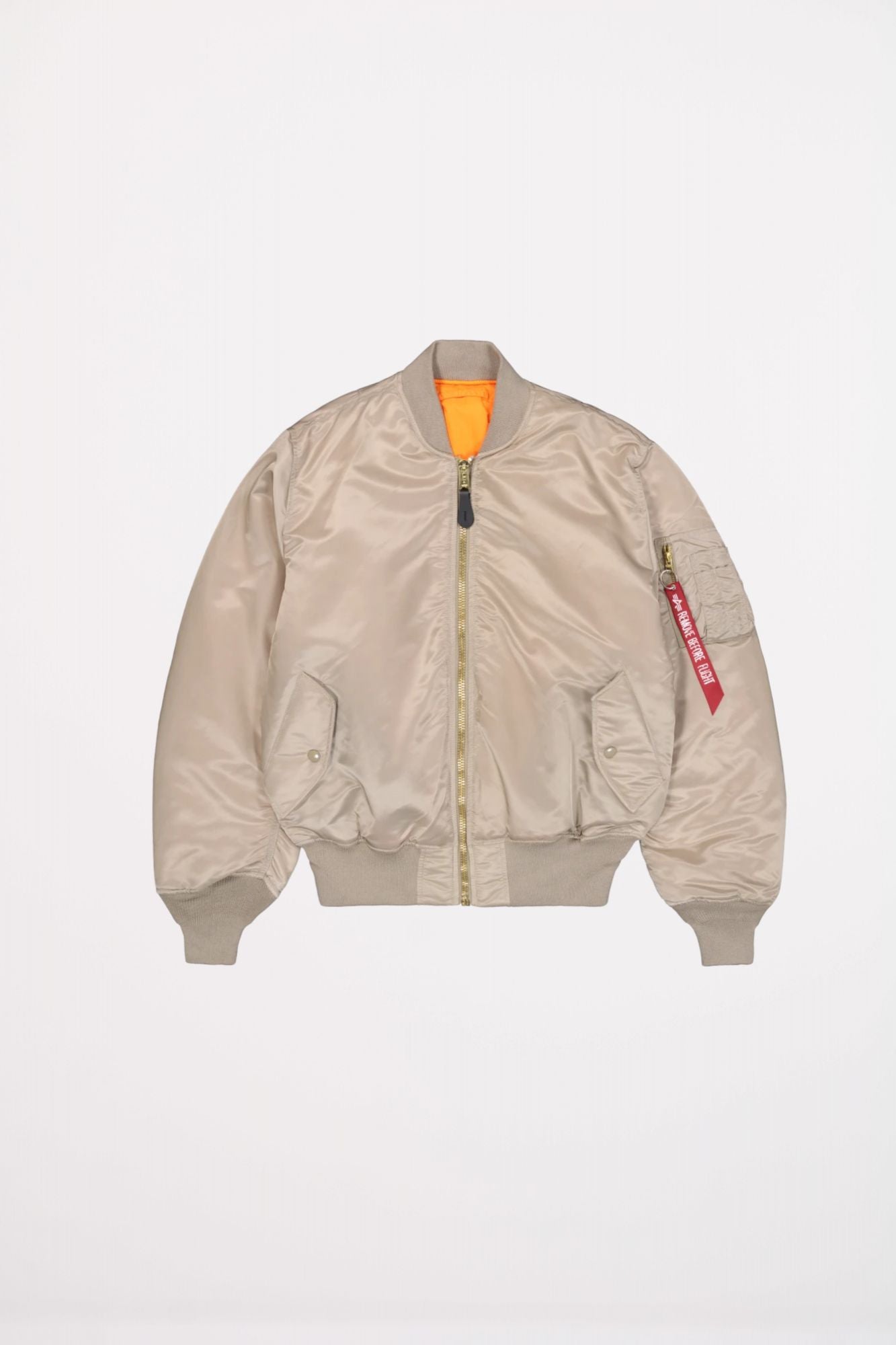 ALPHA INDUSTRIES MA-1 (HERITAGE) en color MARRON CLARO (2)
