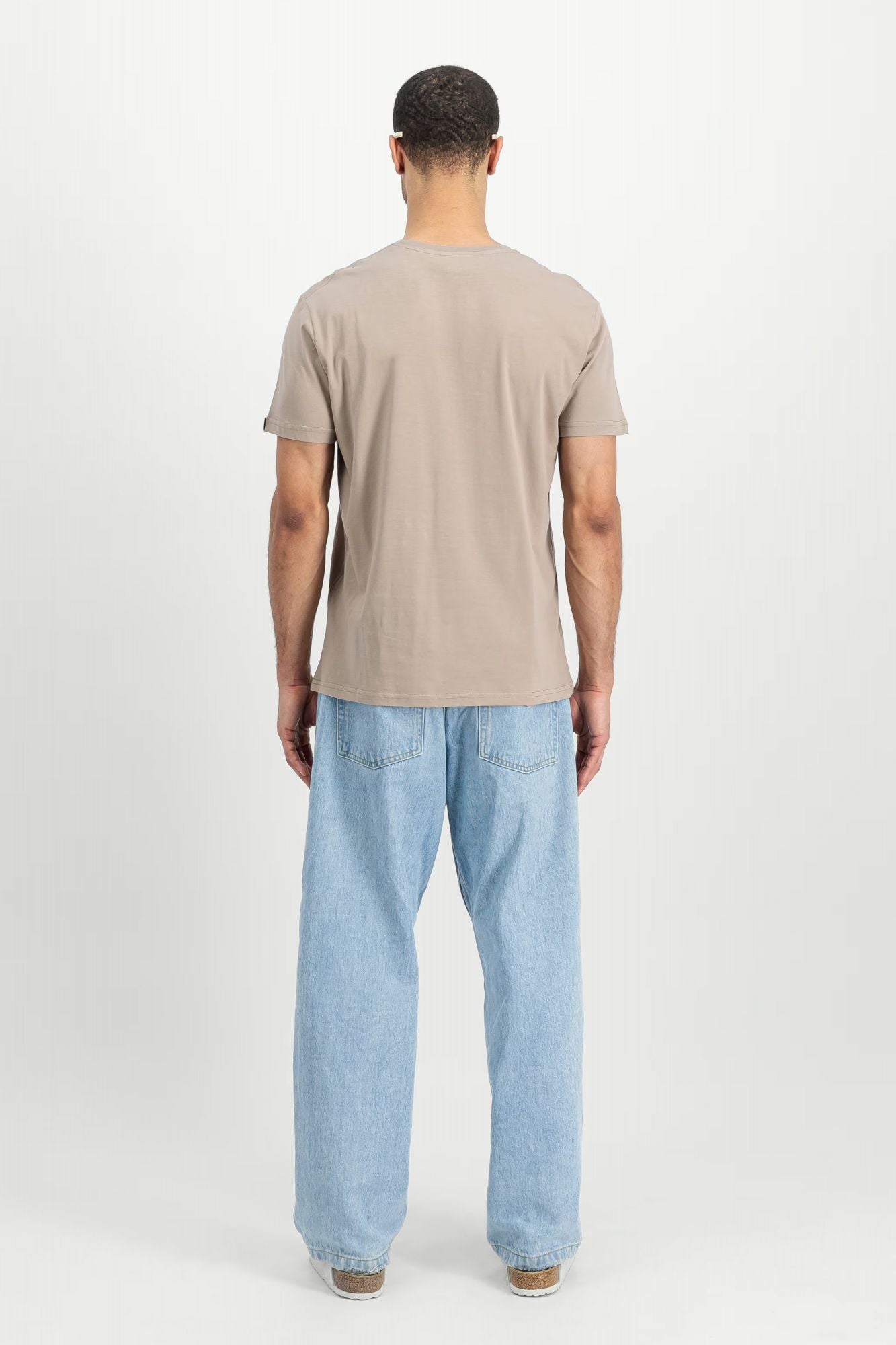 ALPHA INDUSTRIES T-SHIRT en color MARRON (4)