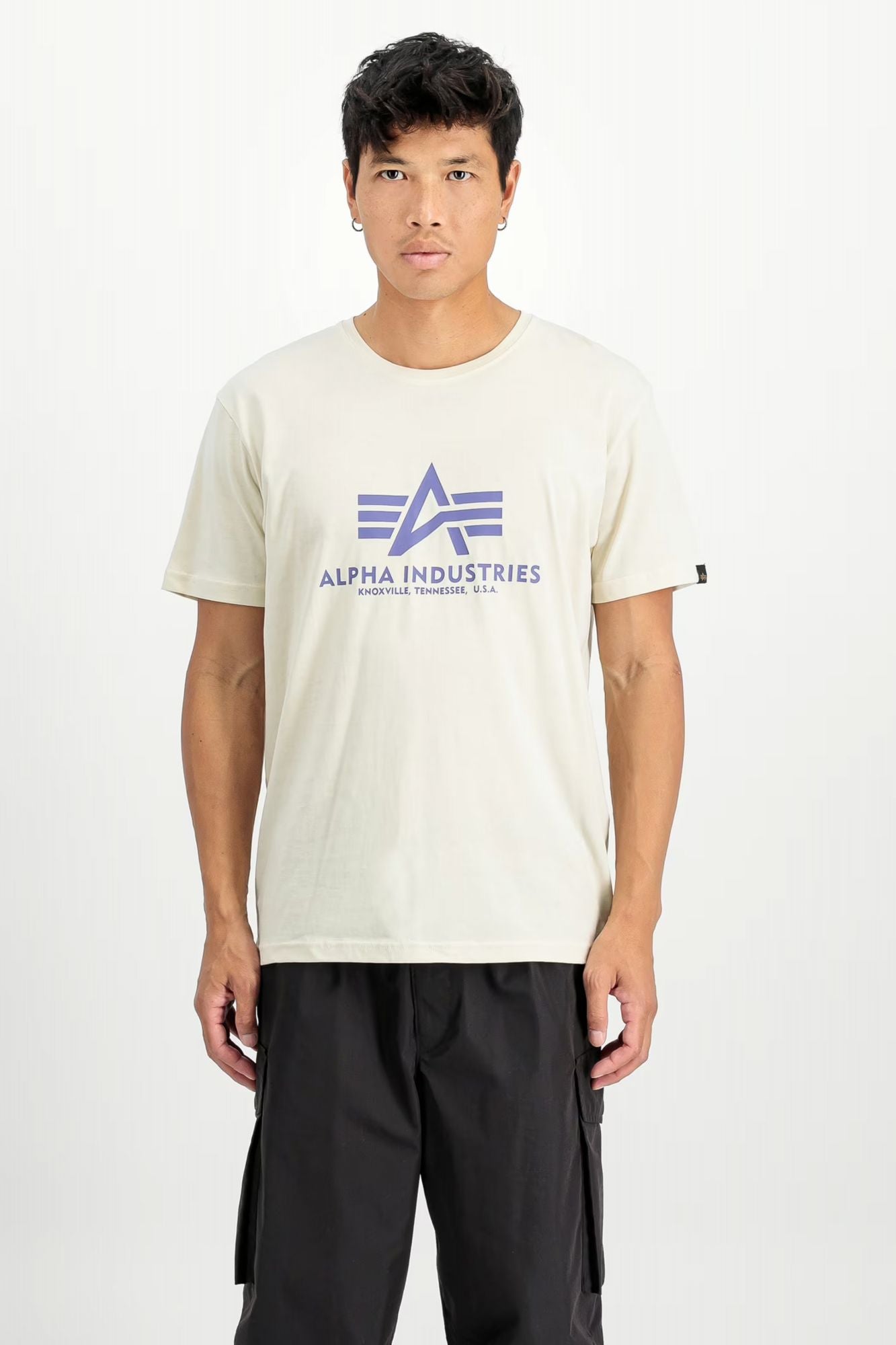 ALPHA INDUSTRIES  T-SHIRT en color BEIS (1)