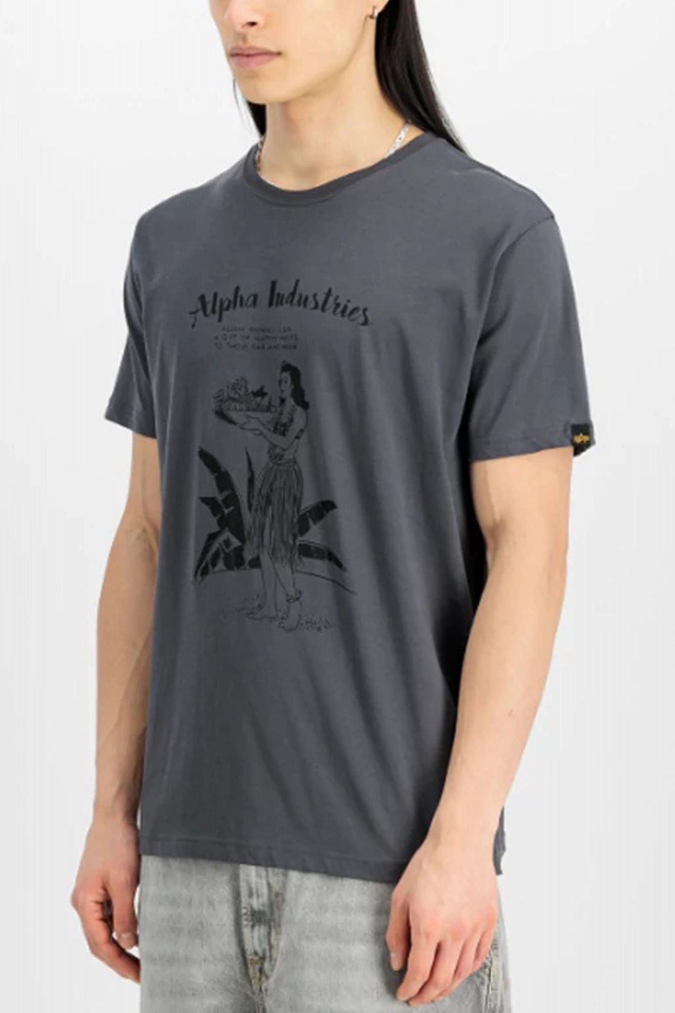 ALPHA INDUSTRIES HAWAII T en color GRIS (1)