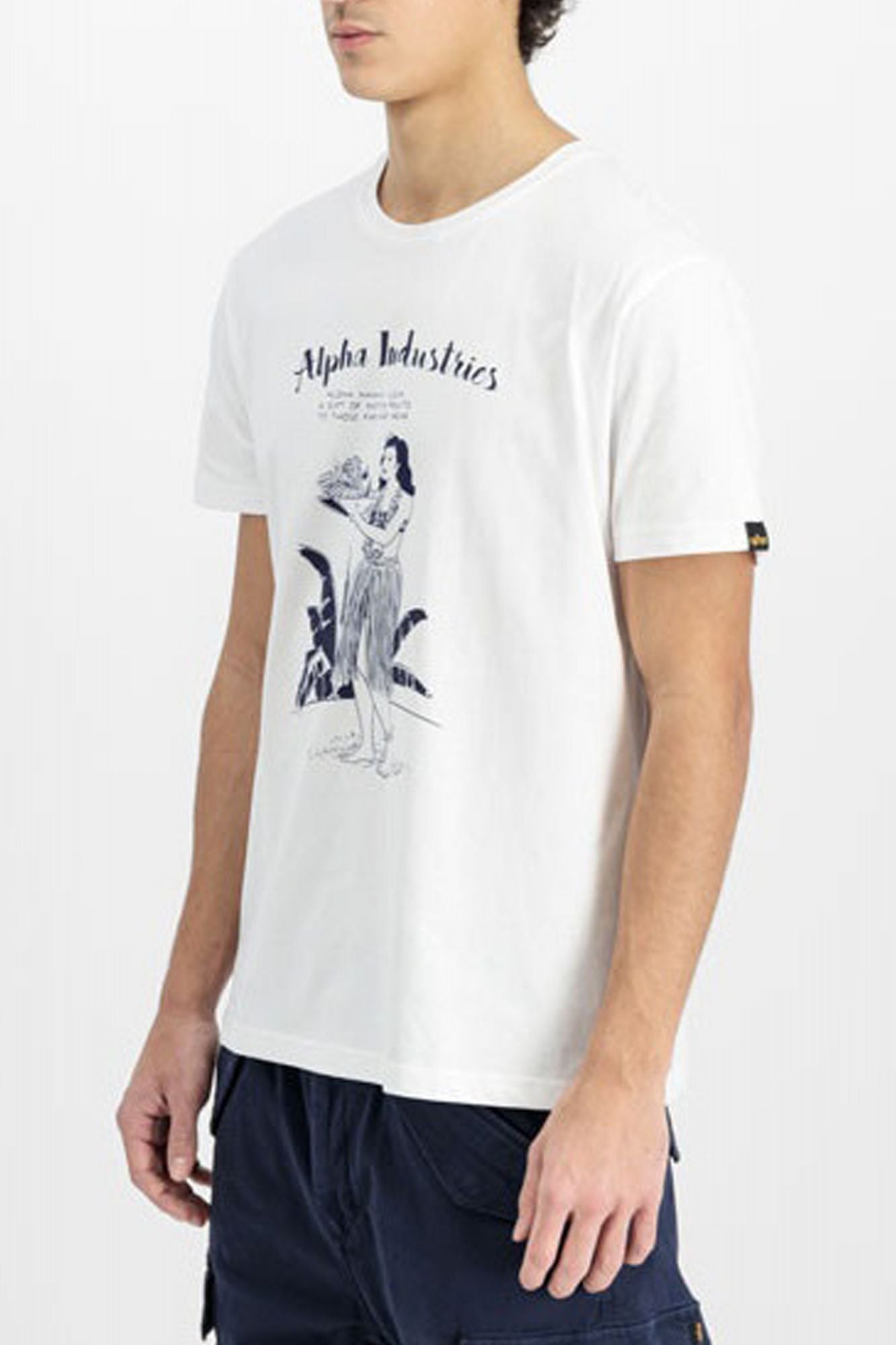 ALPHA INDUSTRIES HAWAII T en color BLANCO (1)