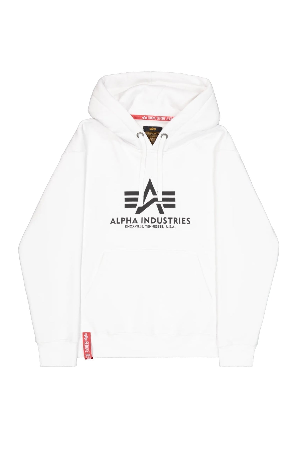 ALPHA INDUSTRIES THE BASIC HOODIE en color BLANCO (4)