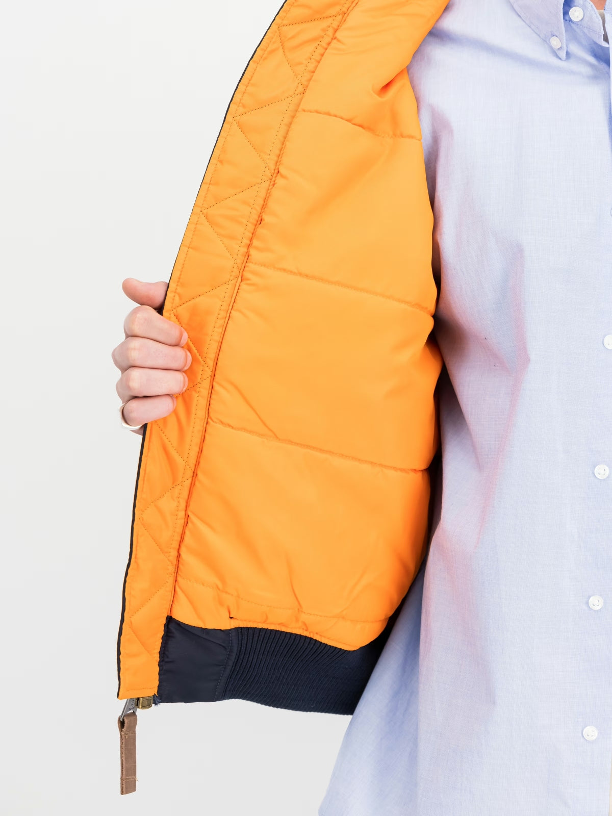 ALPHA INDUSTRIES THE MA-1 VF 59 BOMBER JACKET en color AZUL (4)