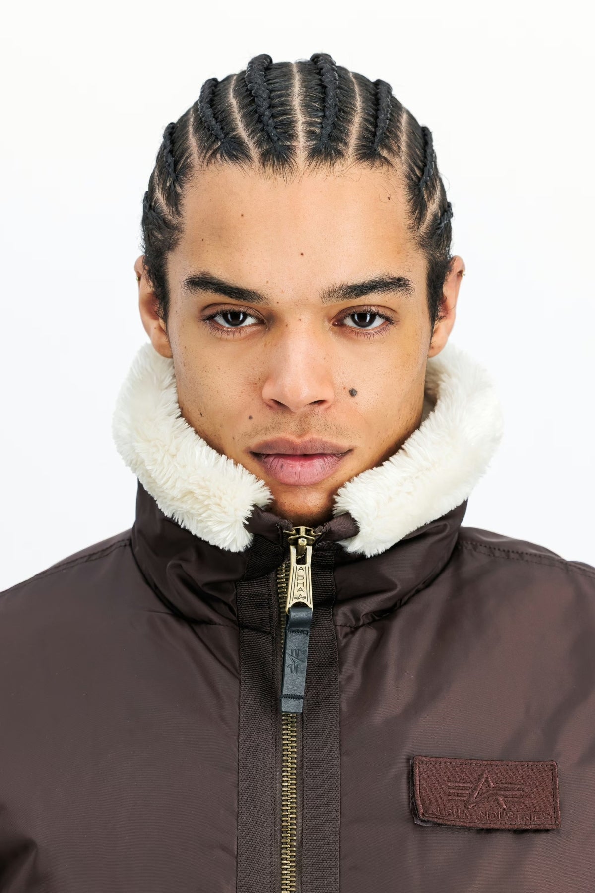 ALPHA INDUSTRIES THE B-15 III TT BOMBER JACKET en color MARRON (4)
