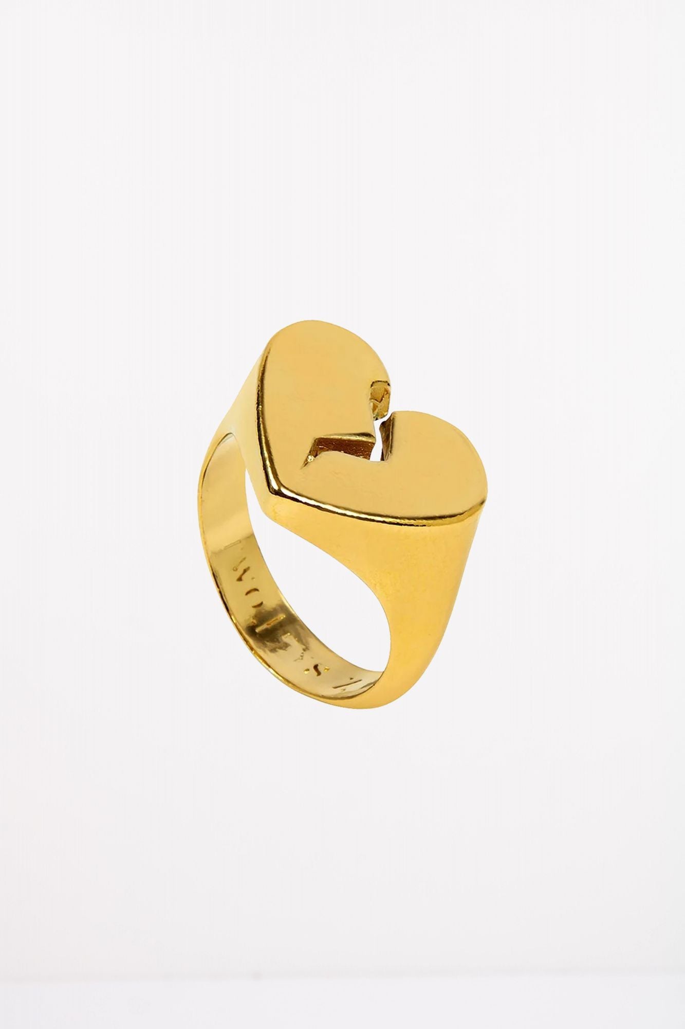 TWOJEYS BROKEN HEART RING  en color ORO (1)