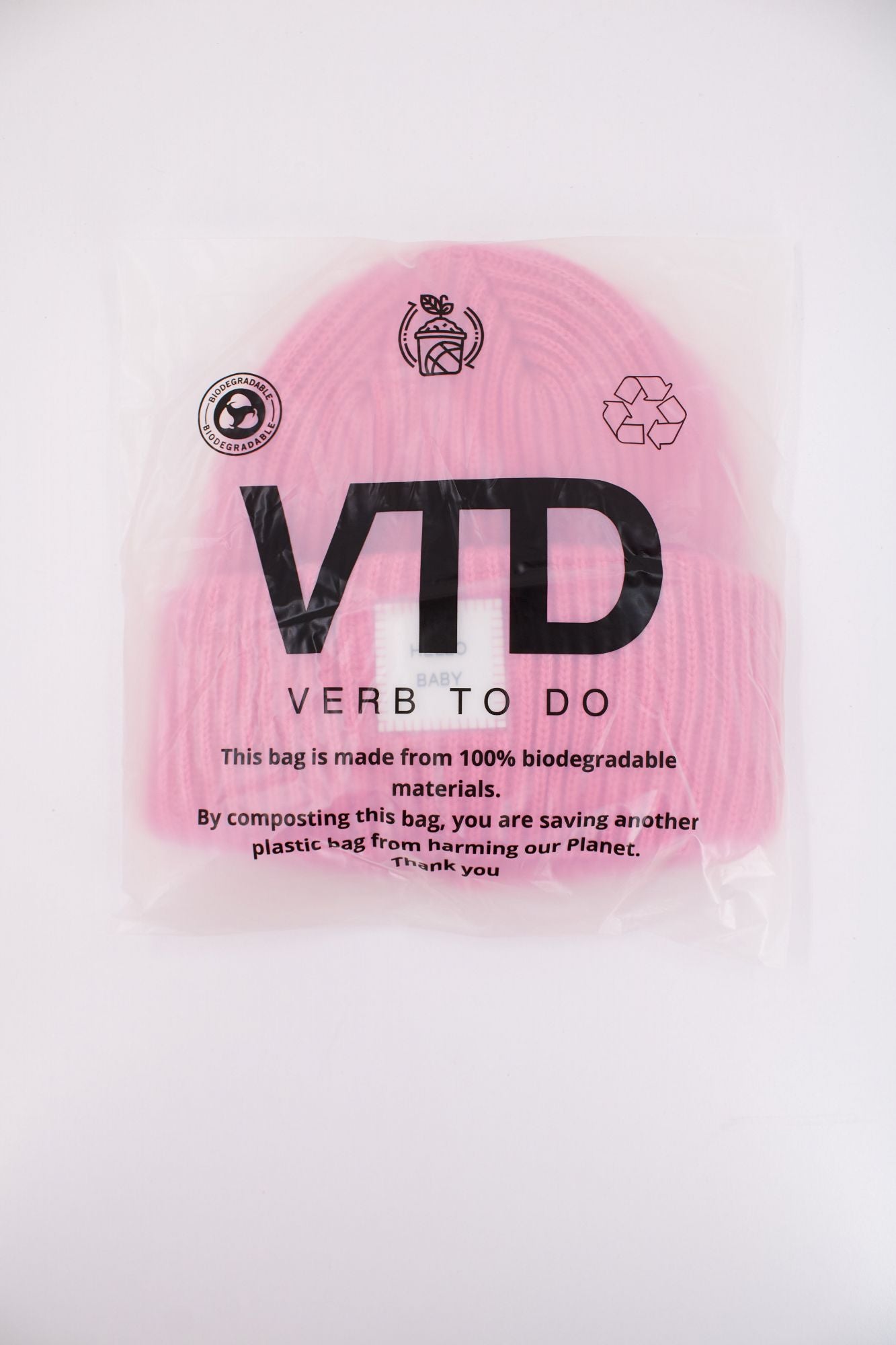 VERB TO DO HELLO BABY en color ROSA (4)