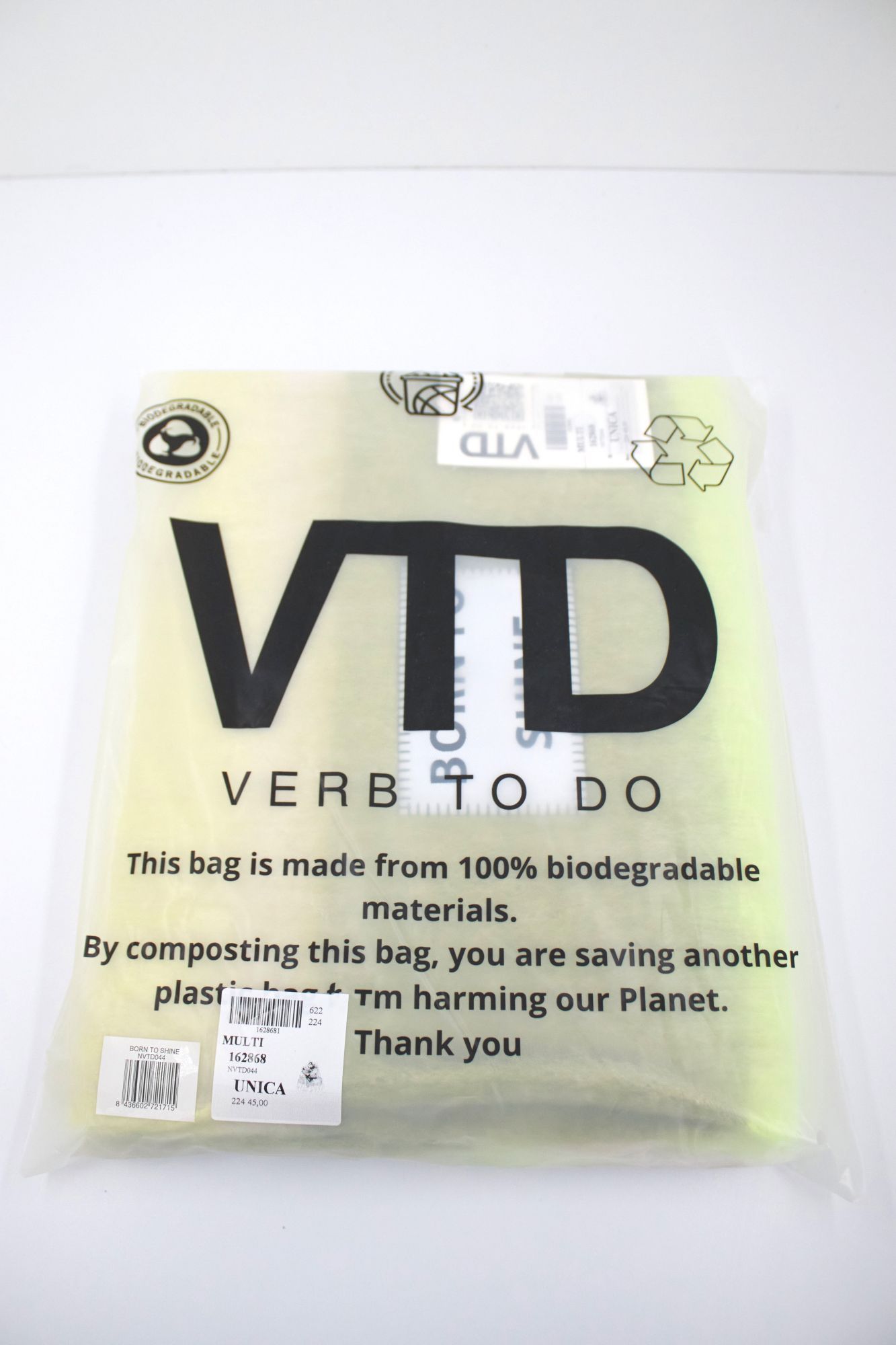 VERB TO DO BORN TO SHINE en color VERDE (4)