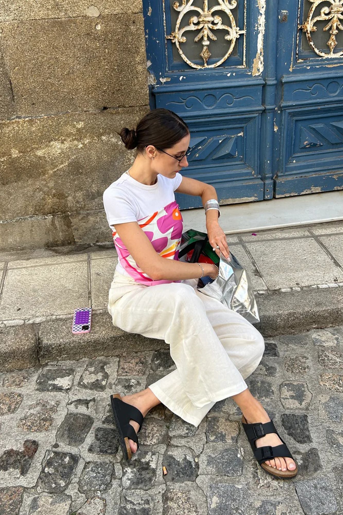 VERB TO DO PINK FLOWERS en color ROSA (3)