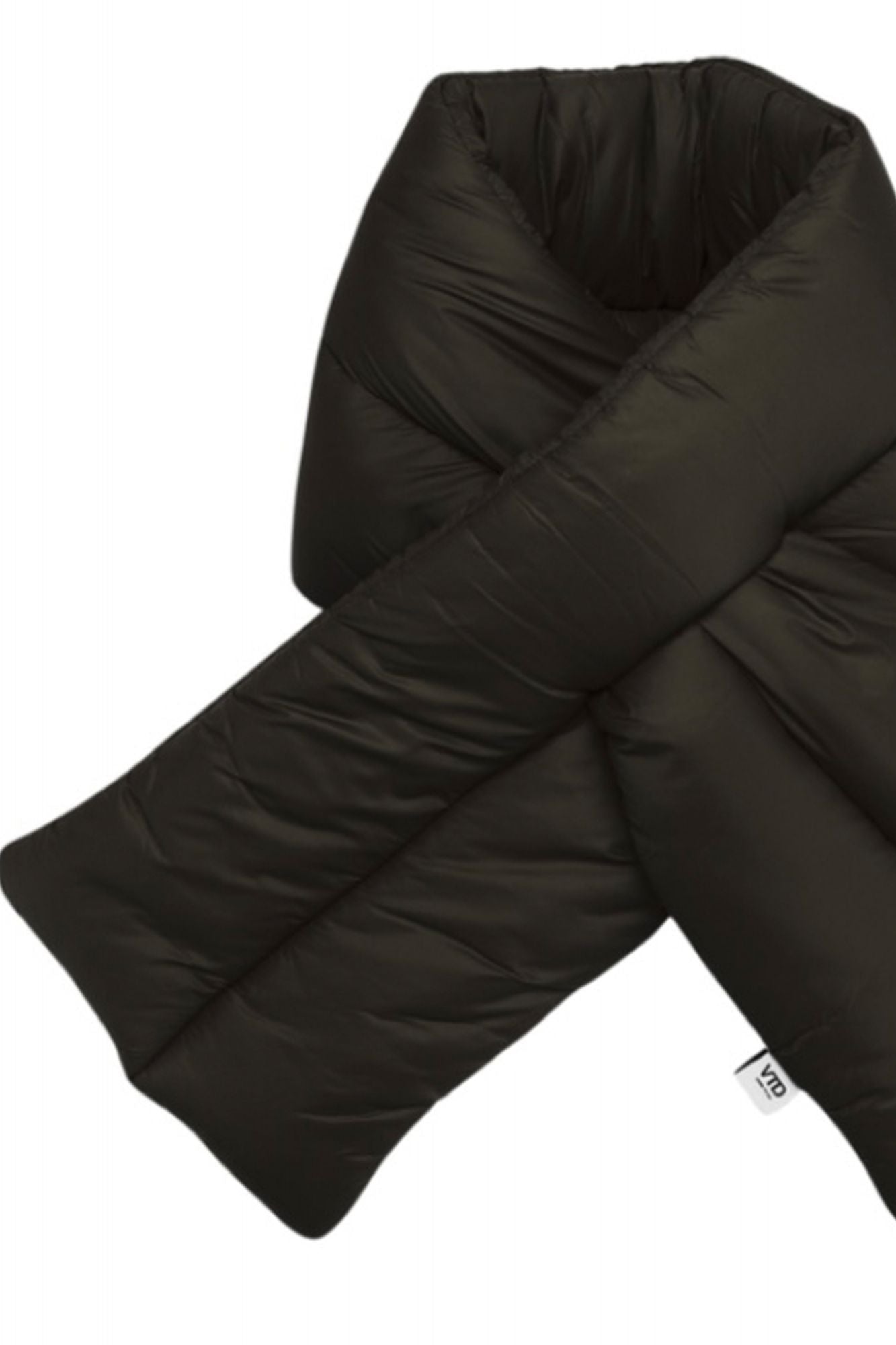 VERB TO DO SCARF NYLON PUFFER en color NEGRO (3)
