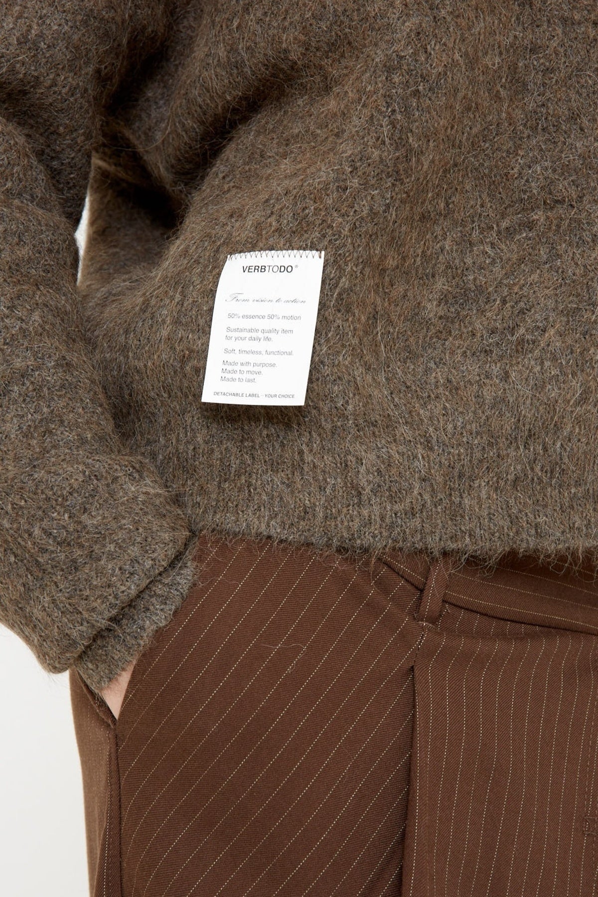 VERB TO DO KNITWEAR BOXY GREY ALP en color  (3)