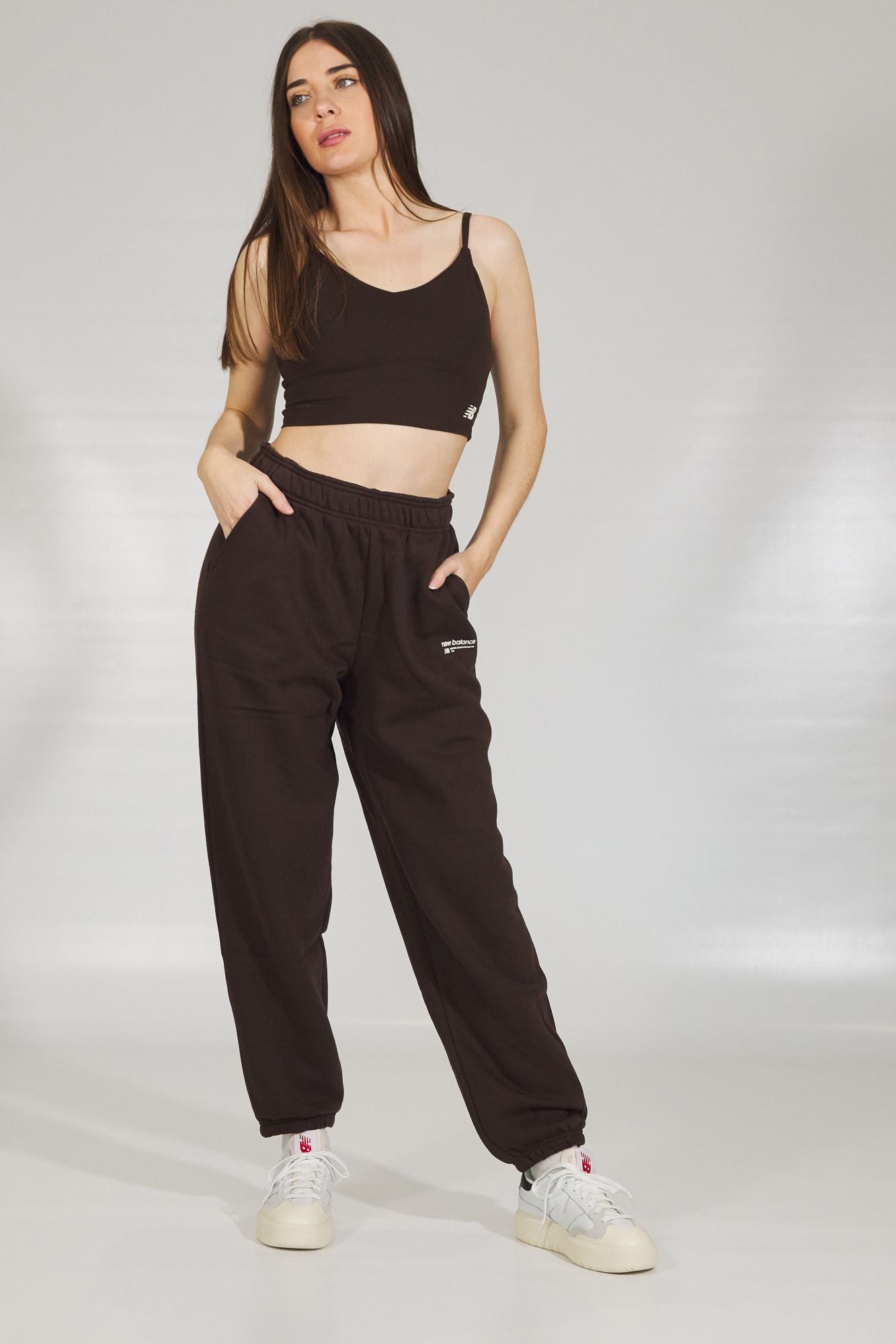 NEW BALANCE LINEAR HERITAGE BRUSHED BAC en color MARRON (4)