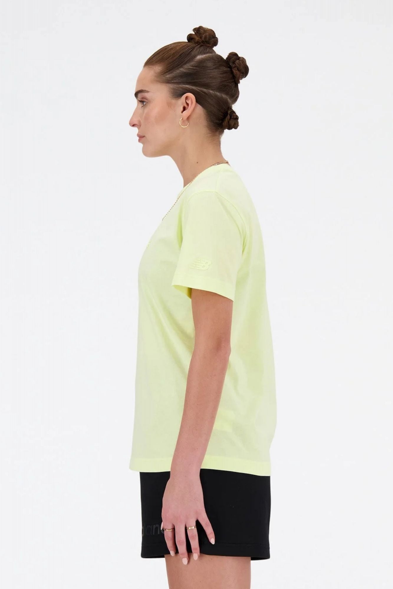 NEW BALANCE HYPER DENSITY JERSEY T-SHIRT en color AMARILLO (2)