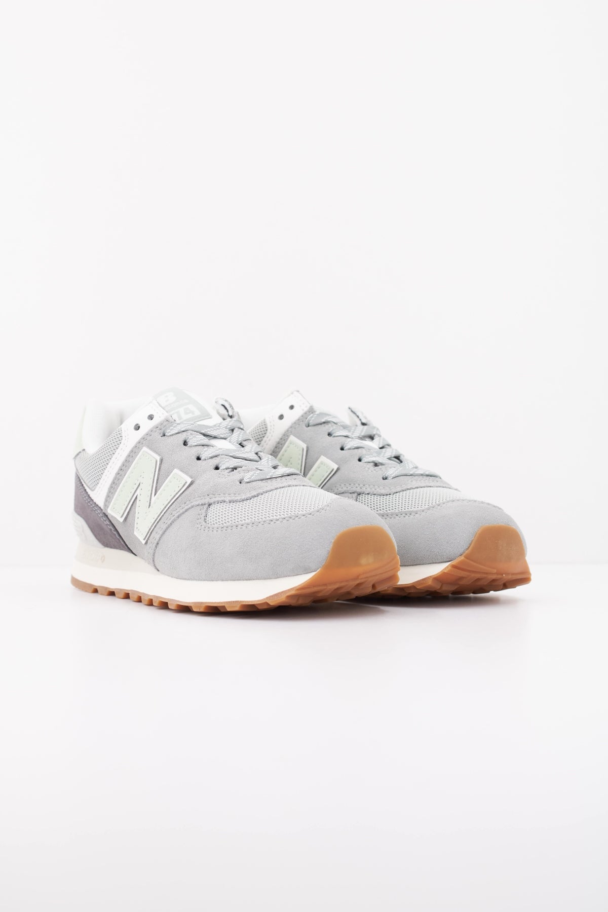 NEW BALANCE W574 VY DEPORTIVO en color GRIS (2)