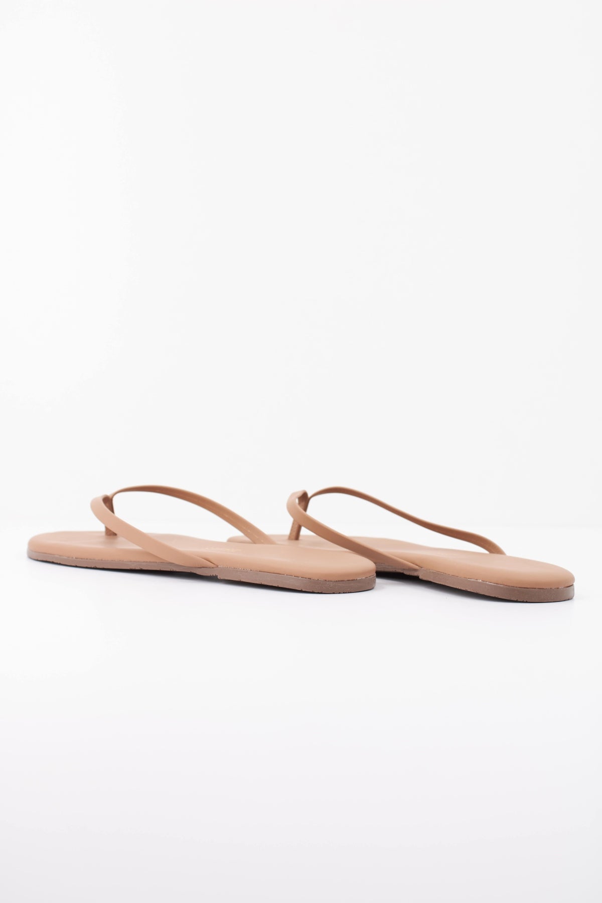 TKEES  SANDALIA PLANA  en color MARRON CLARO (4)