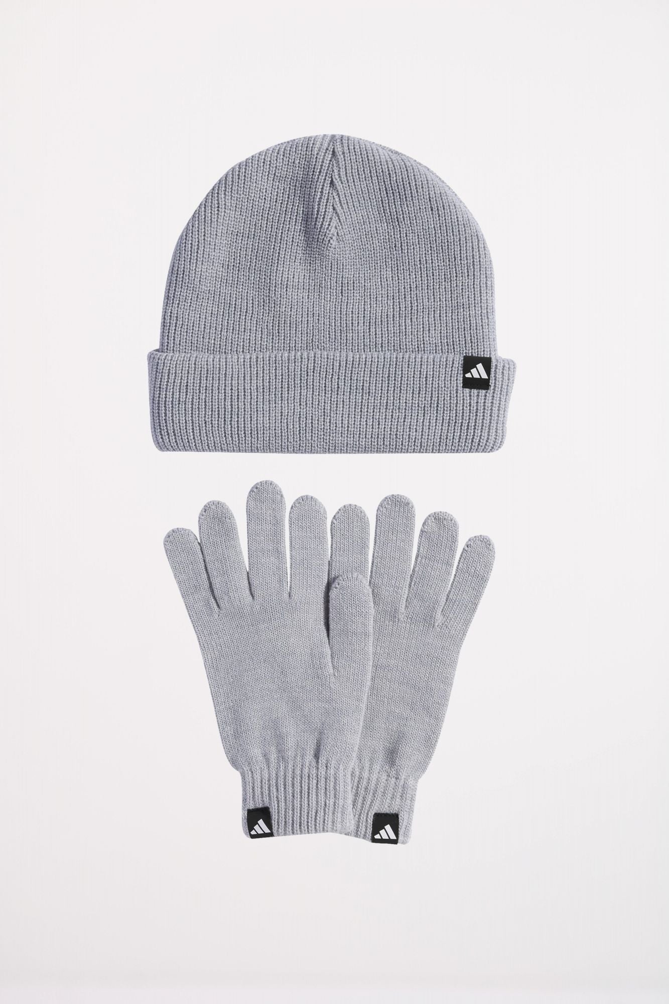 ADIDAS WINTER BEANIE AND GLOVES SET en color GRIS (1)