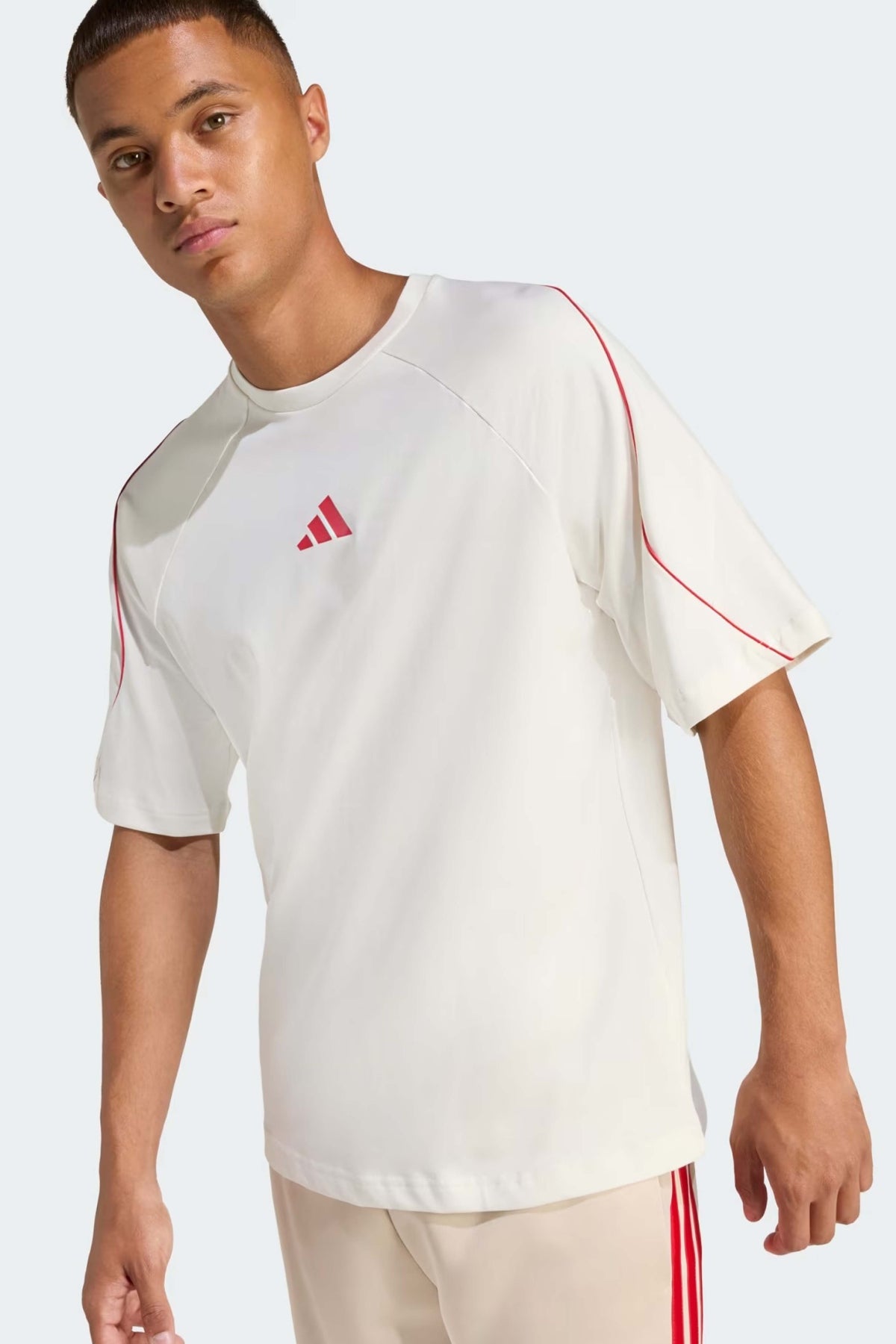 ADIDAS M STADIUM TEE en color BLANCO (4)