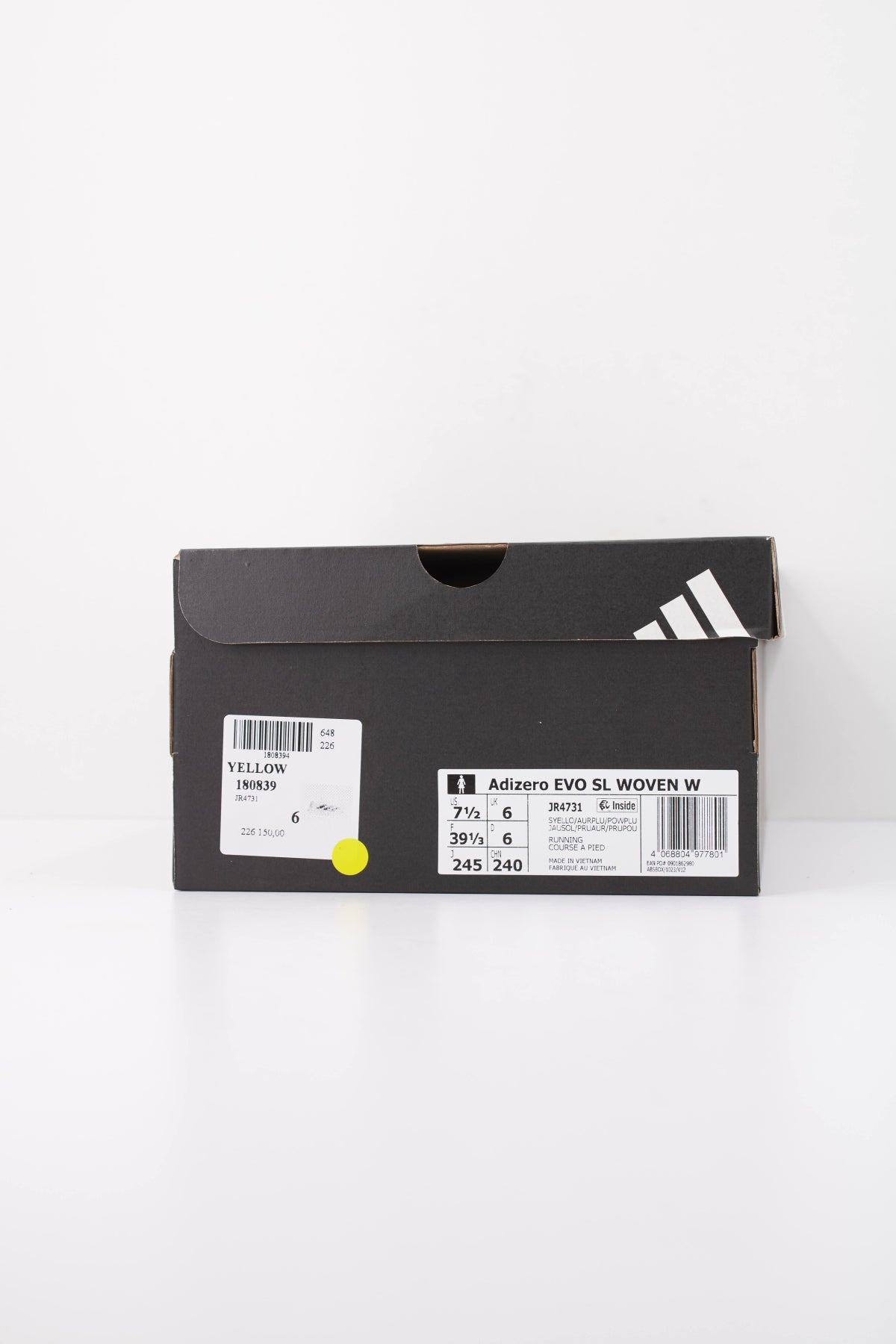 ADIDAS ADIZERO EVO SL WOVEN en color AMARILLO (6)