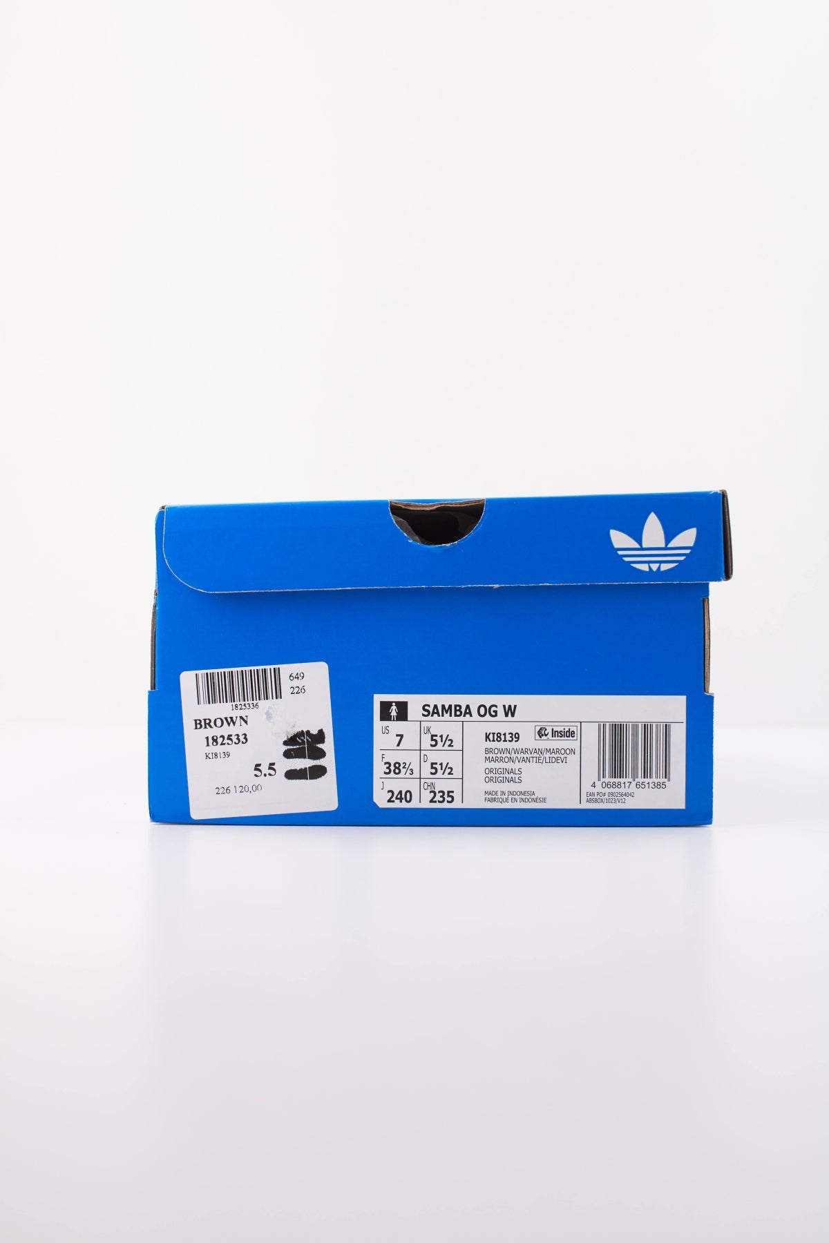 ADIDAS ORIGINALS KI8139 SAMBA OG W en color MARRON (6)