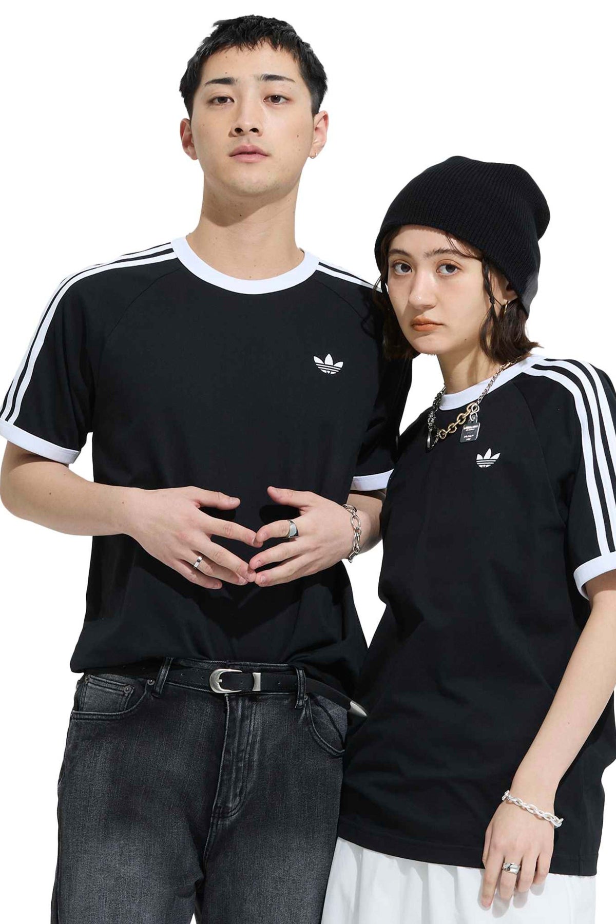 ADIDAS ORIGINALS 3S TEE en color NEGRO (2)